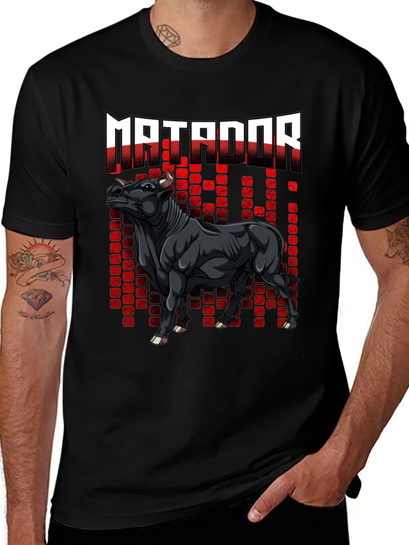 Matador Bull Graphic T-Shirt - Bold Design
