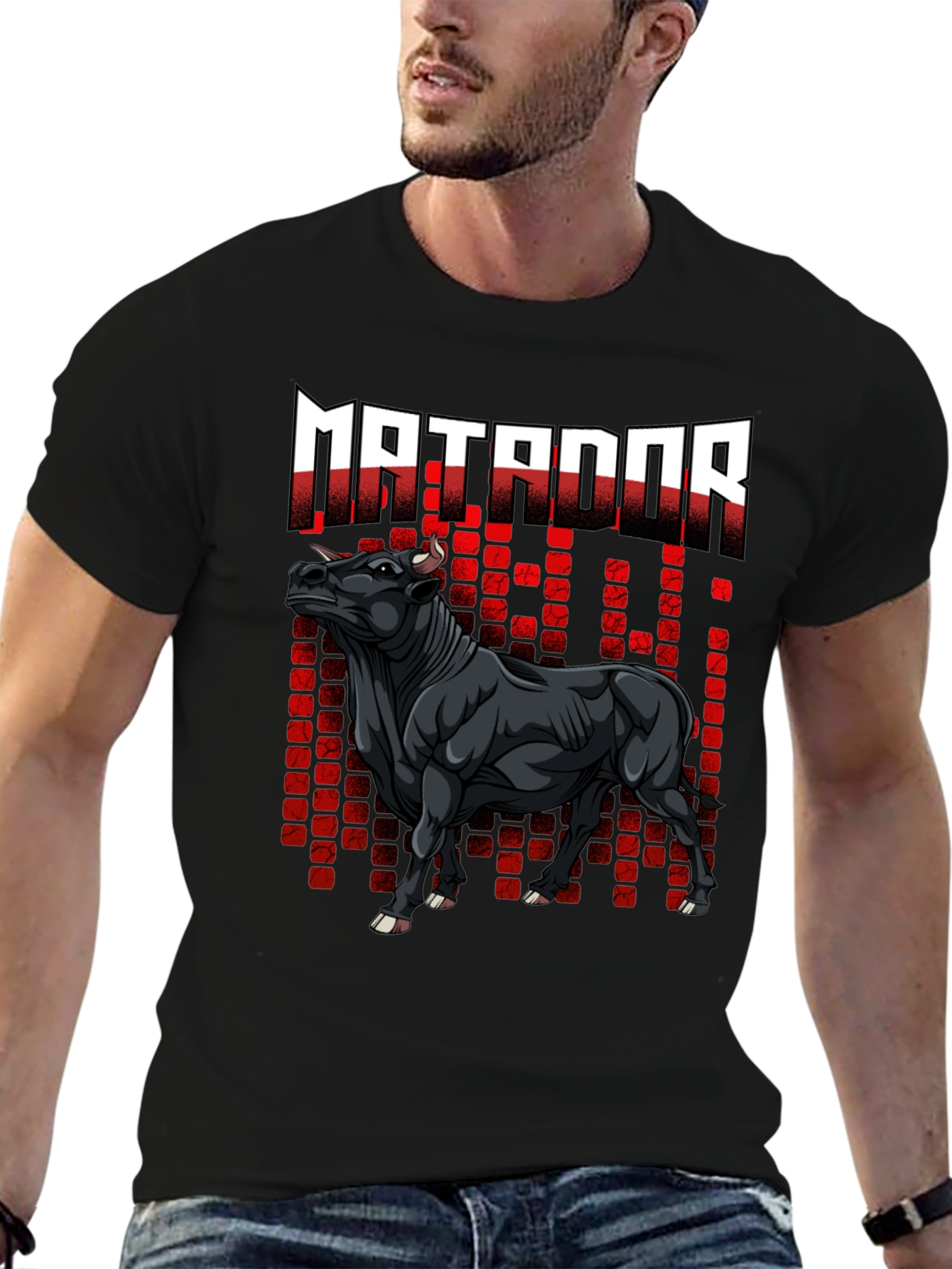 Matador Bull Graphic T-Shirt - Bold Design