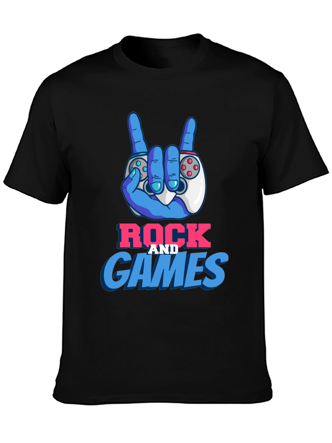 Rock and Games T-Shirt - Gamer Tee