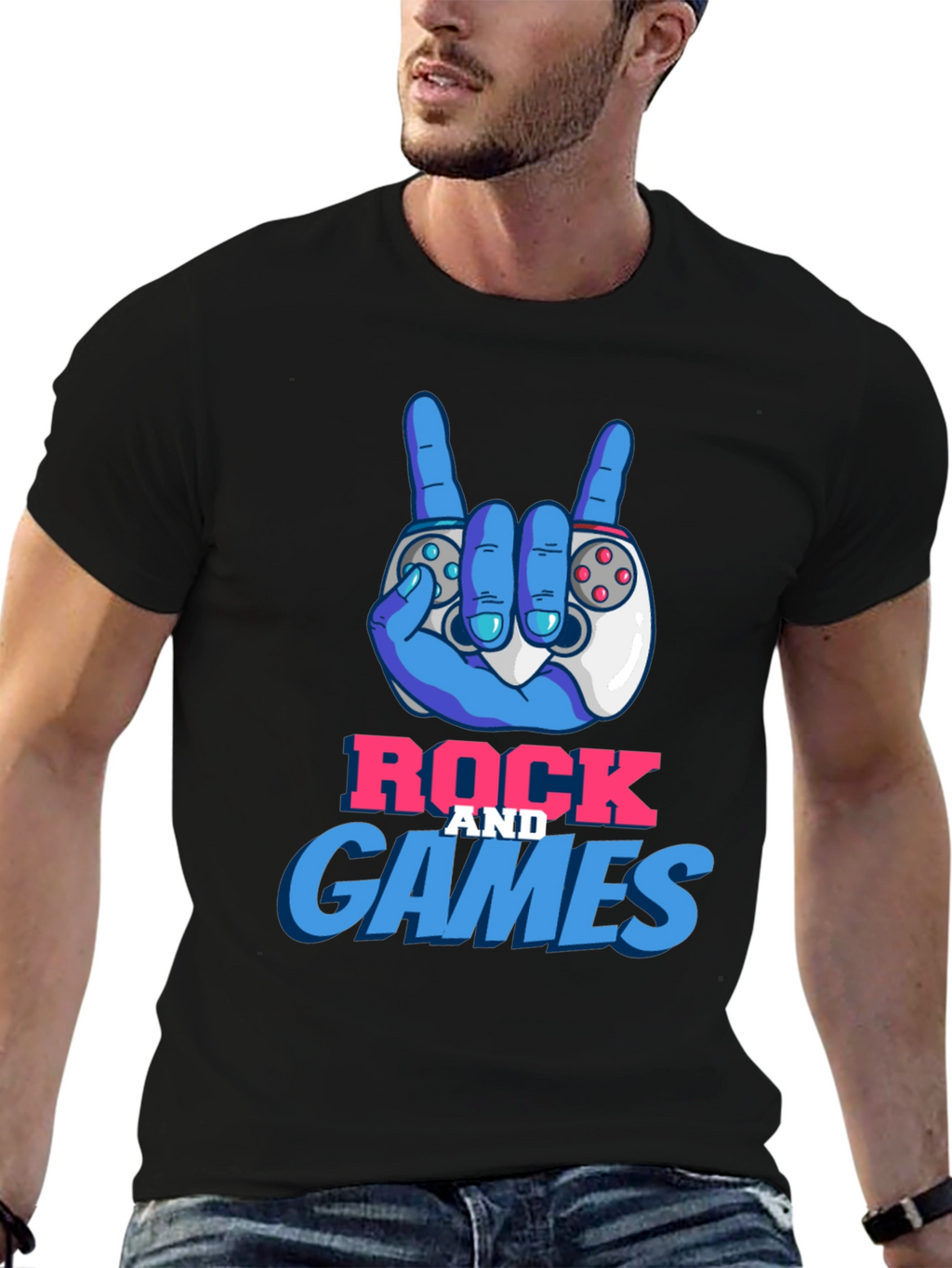 Rock and Games T-Shirt - Gamer Tee