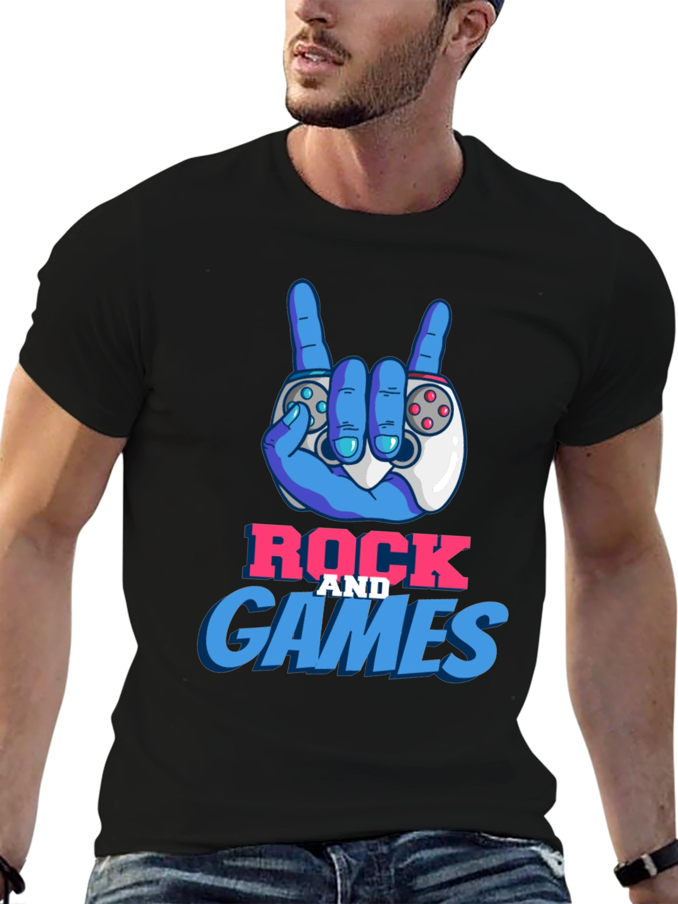 Rock and Games T-Shirt - Gamer Tee