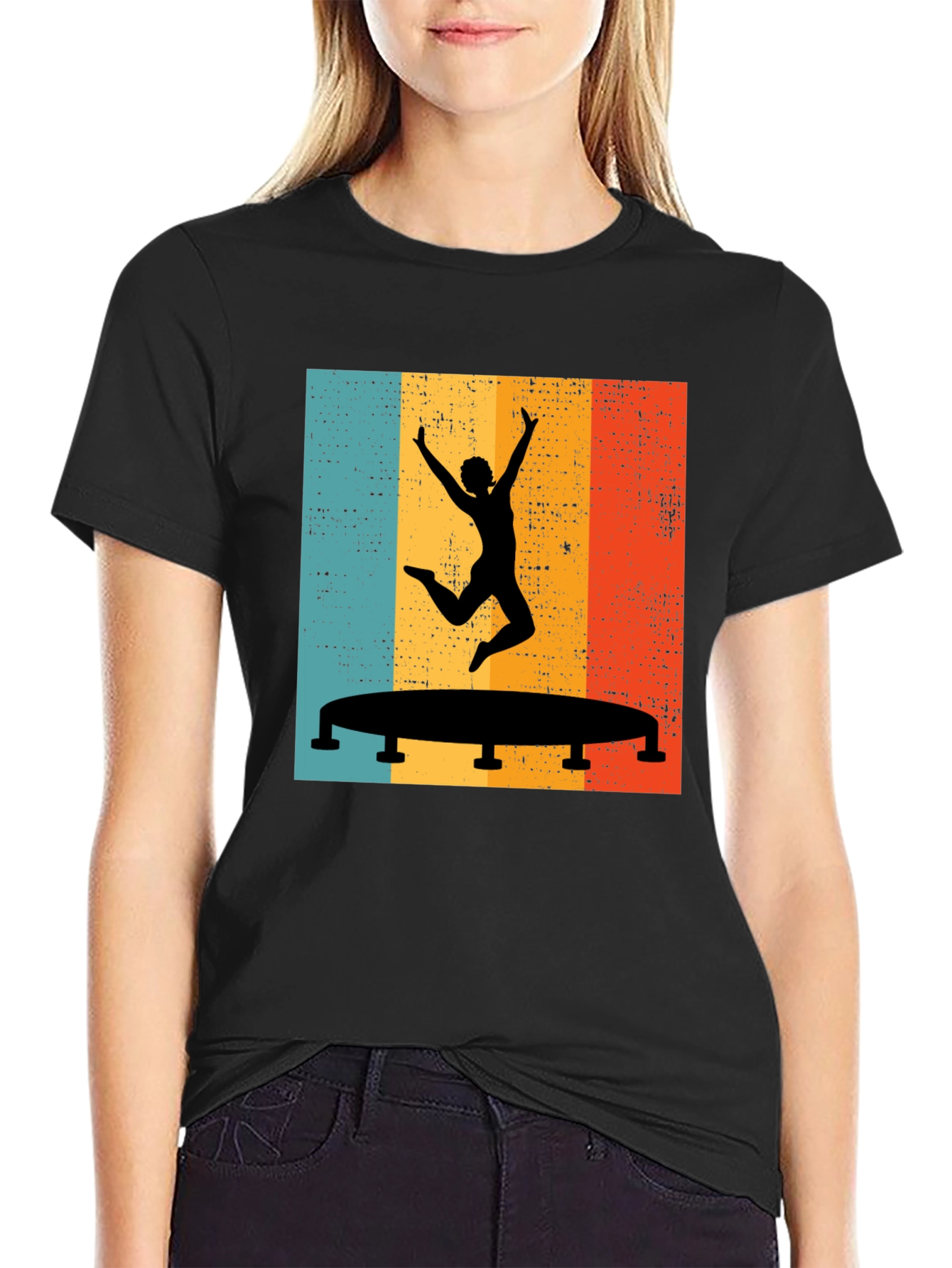 Retro Trampoline Jump T-Shirt