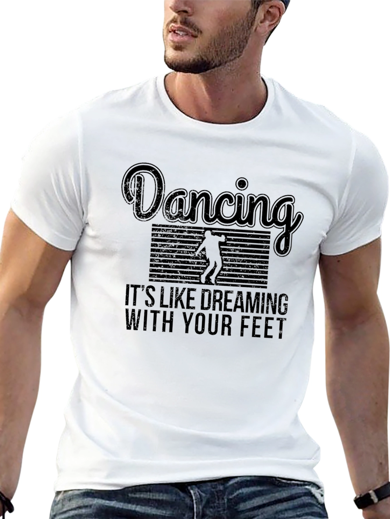 Dancing Dream Feet Tee - Soft Graphic T-Shirt