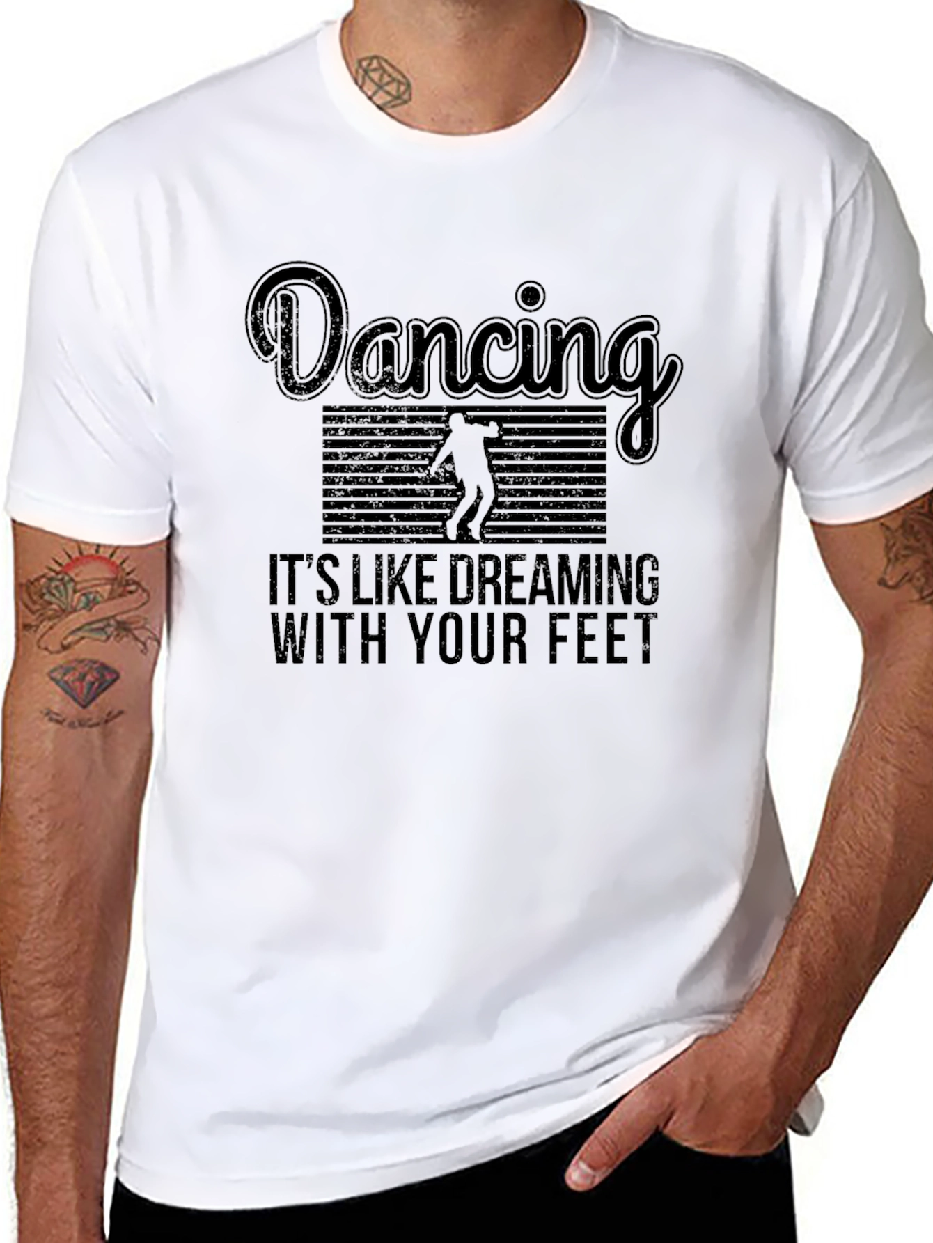 Dancing Dream Feet Tee - Soft Graphic T-Shirt