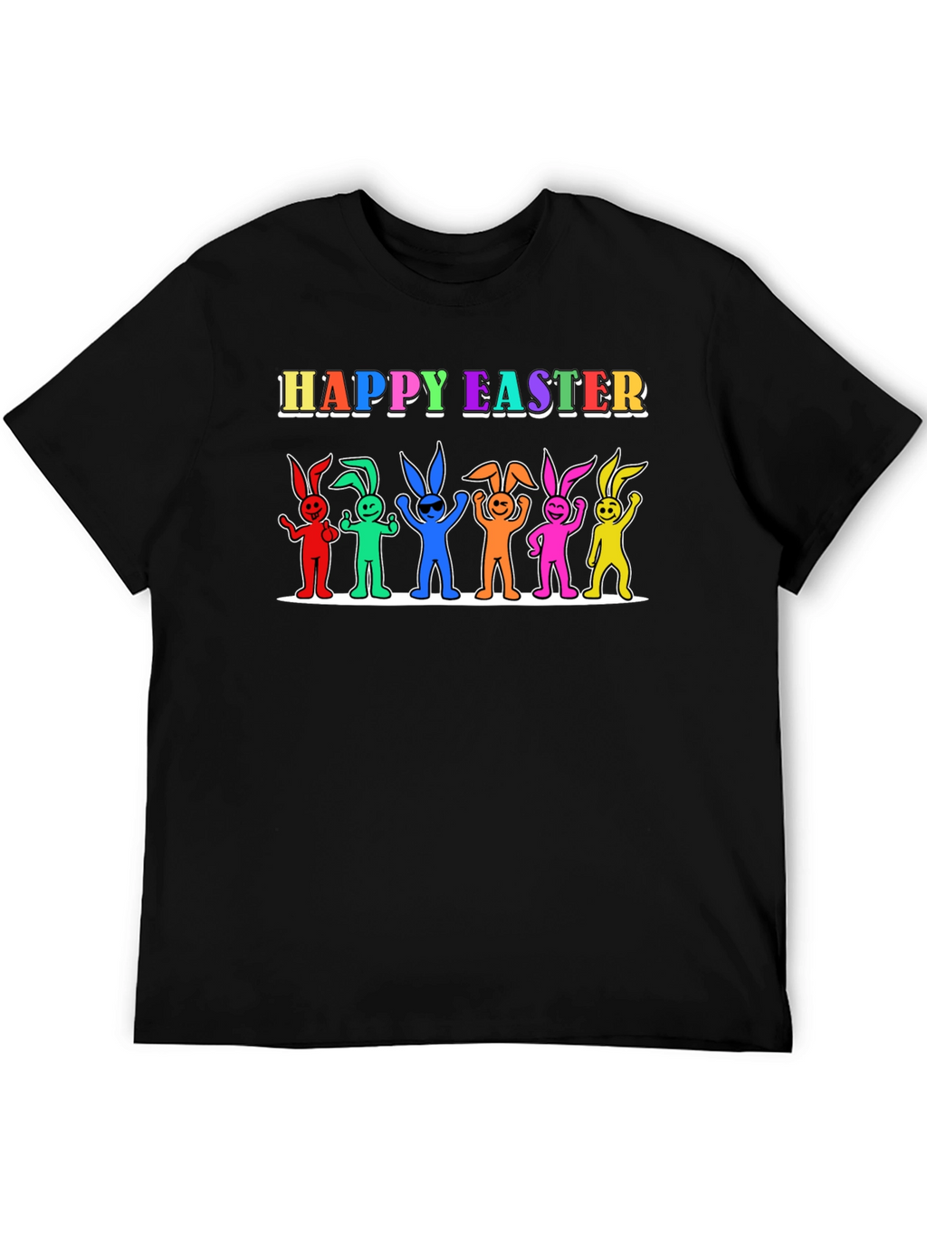 Happy Easter Bunny Rainbow T-Shirt