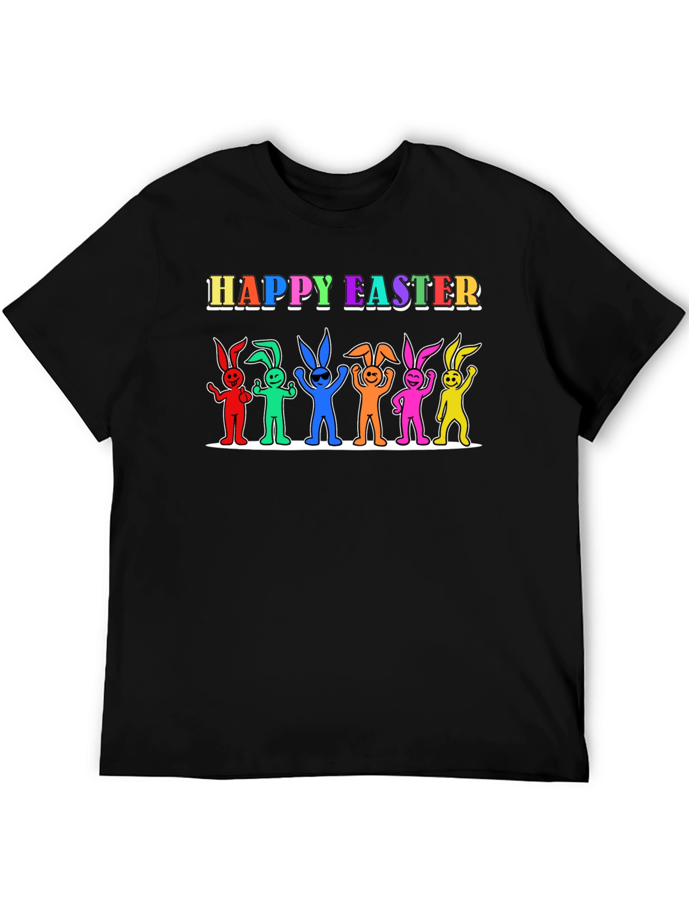 Happy Easter Bunny Rainbow T-Shirt