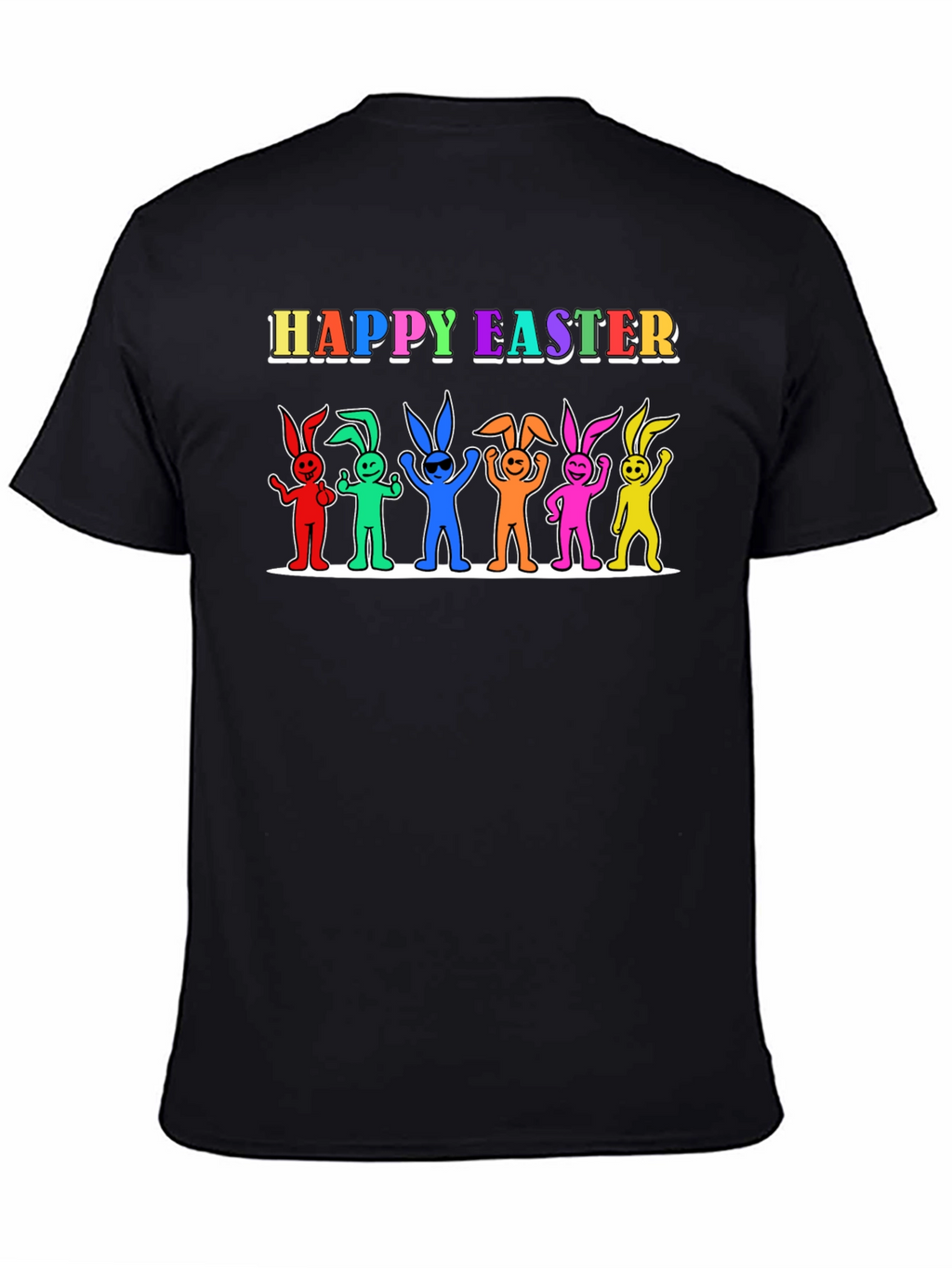 Happy Easter Bunny Rainbow T-Shirt
