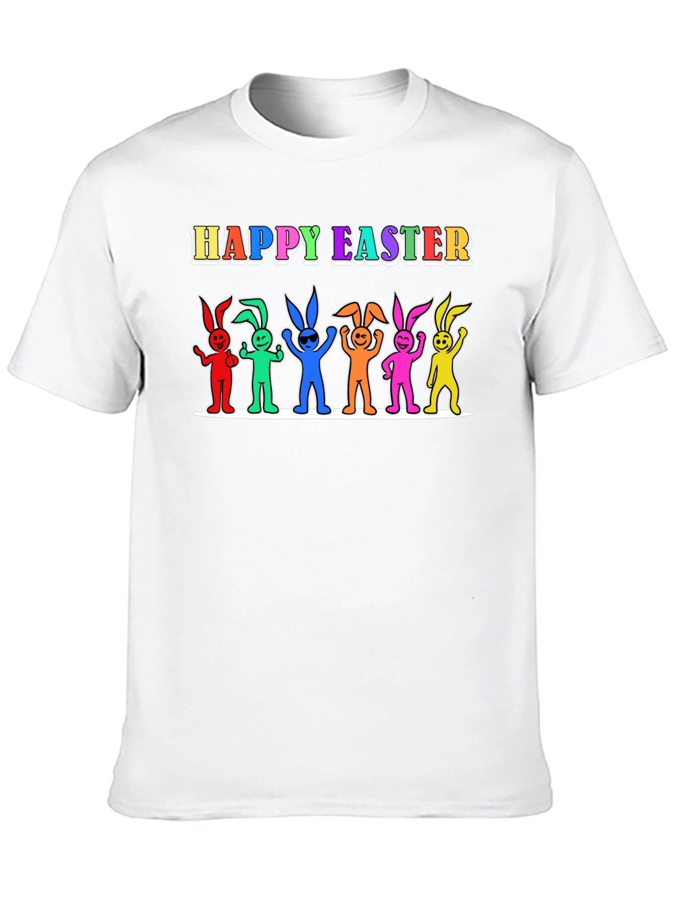 Happy Easter Bunny Rainbow T-Shirt