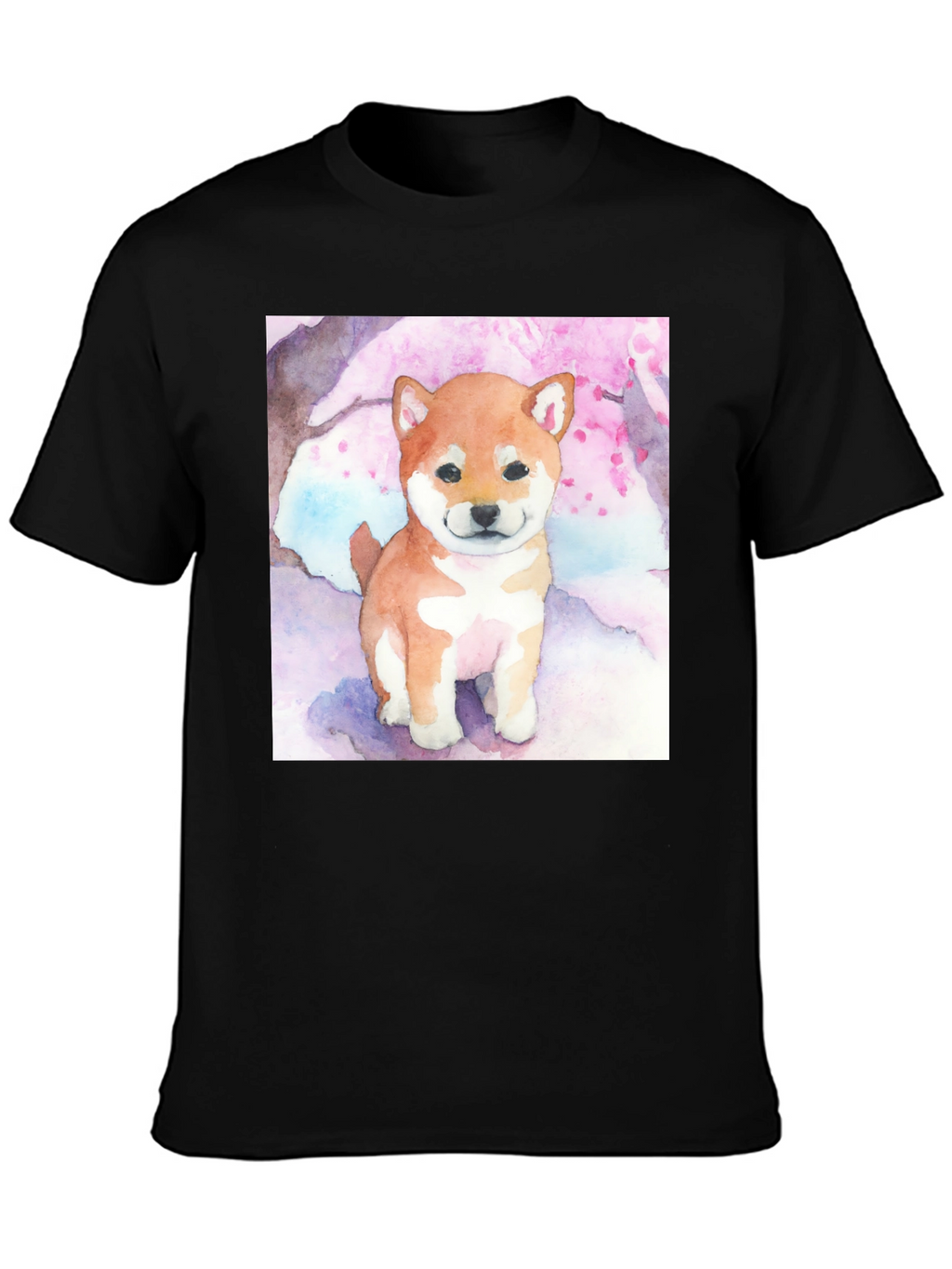 Watercolor Shiba Inu T-Shirt