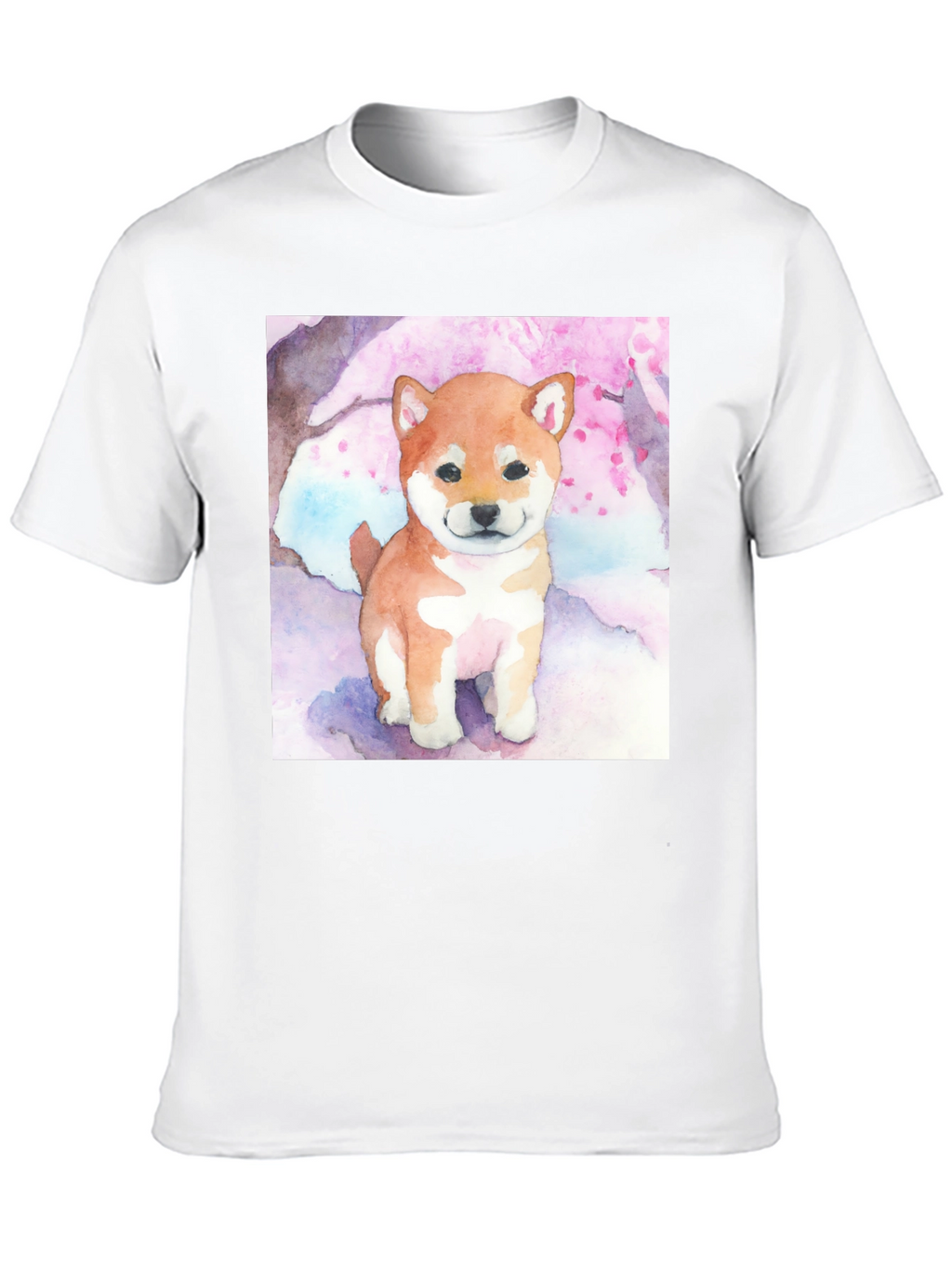 Watercolor Shiba Inu T-Shirt