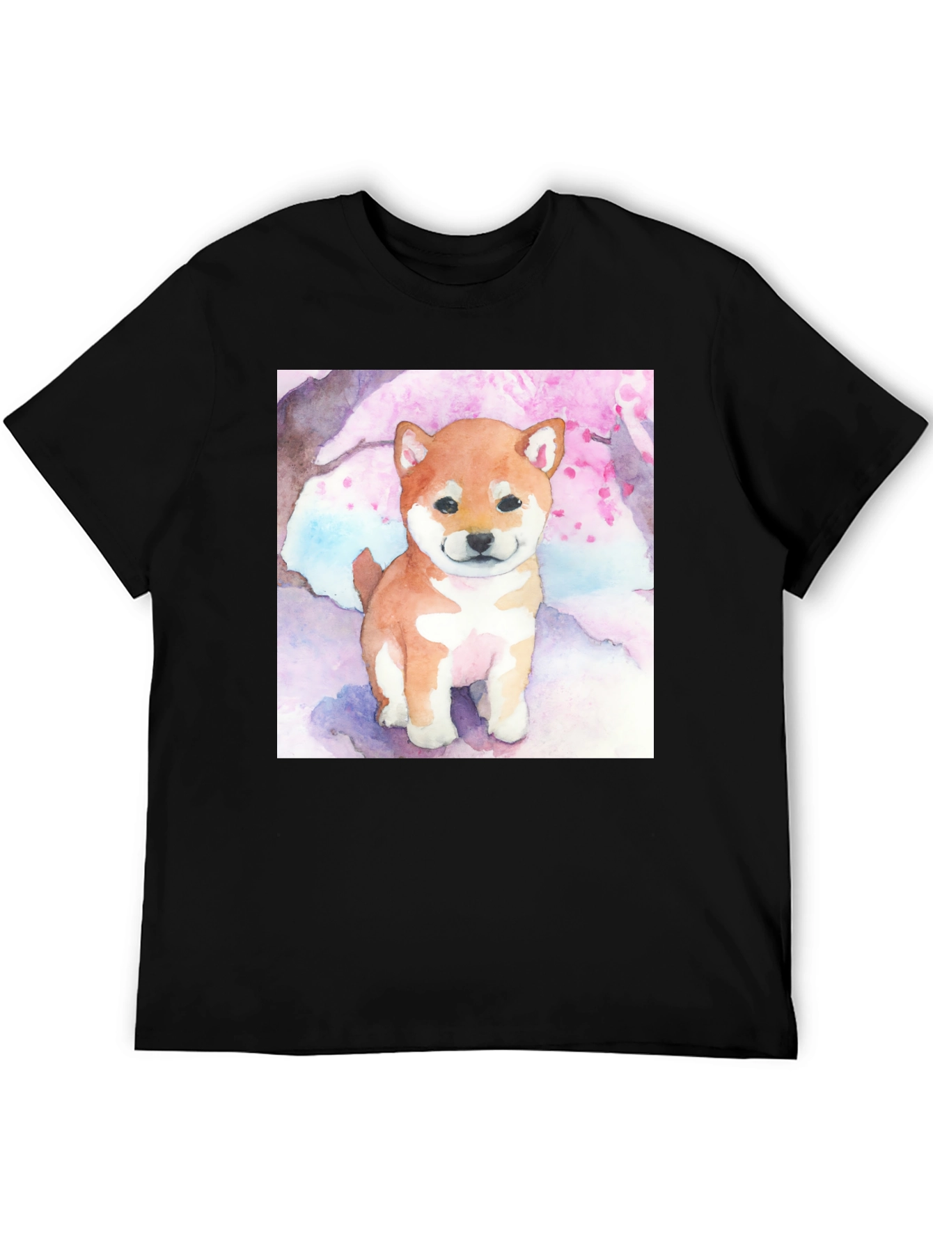 Watercolor Shiba Inu T-Shirt