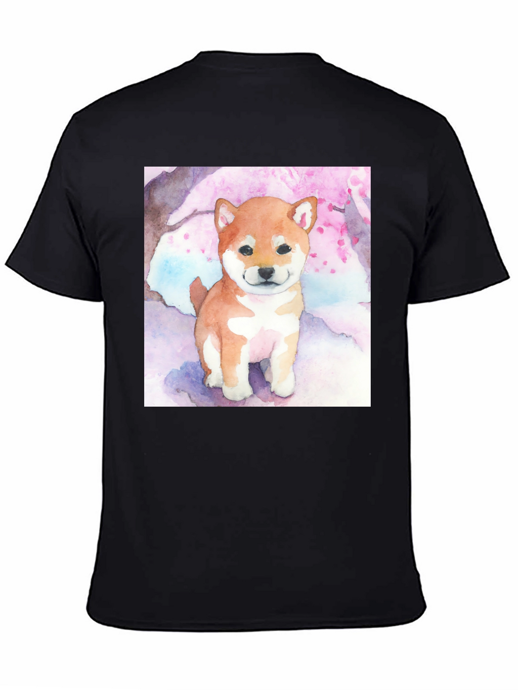 Watercolor Shiba Inu T-Shirt