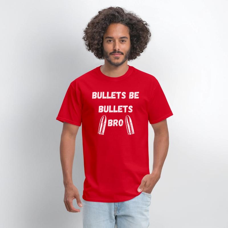 BULLETS BE BULLETS white text