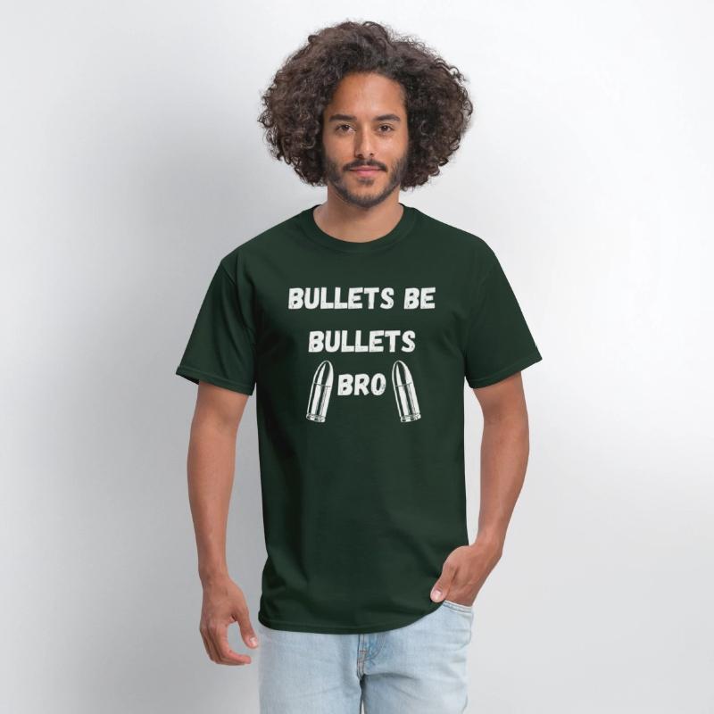 BULLETS BE BULLETS white text