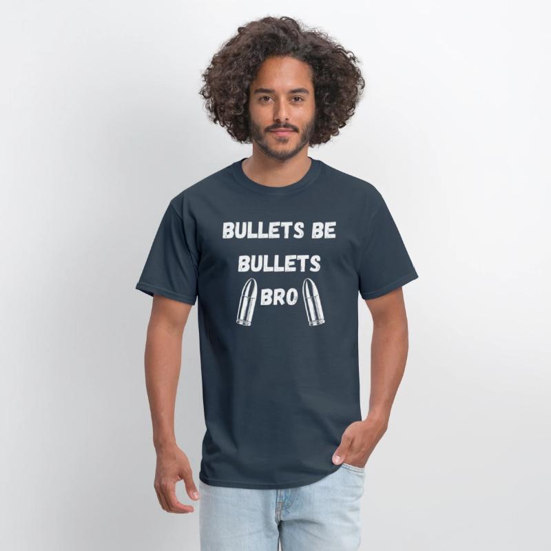 BULLETS BE BULLETS white text
