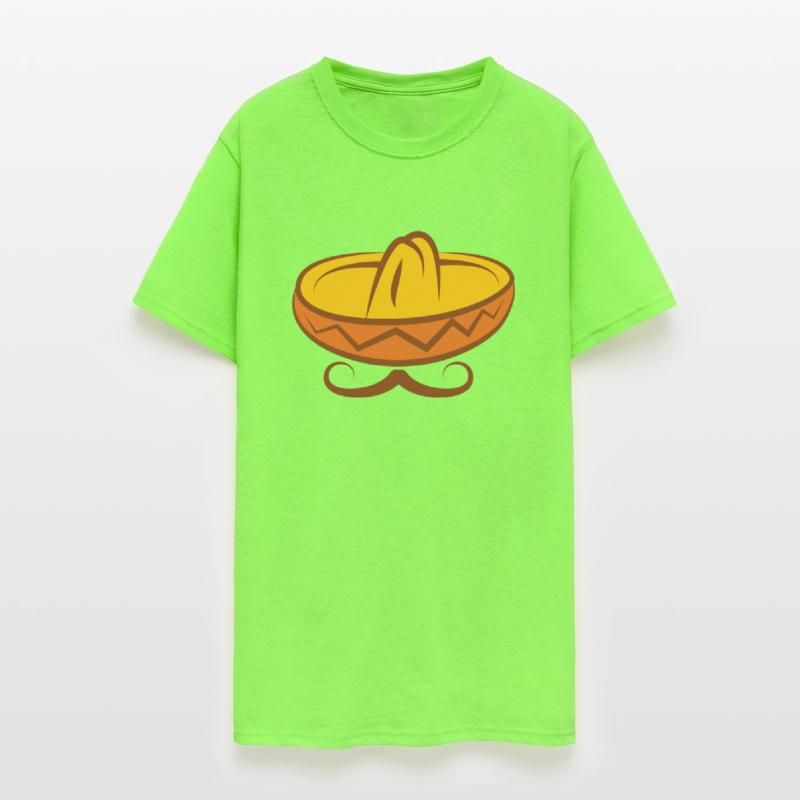 burrito mexican hat with mustache