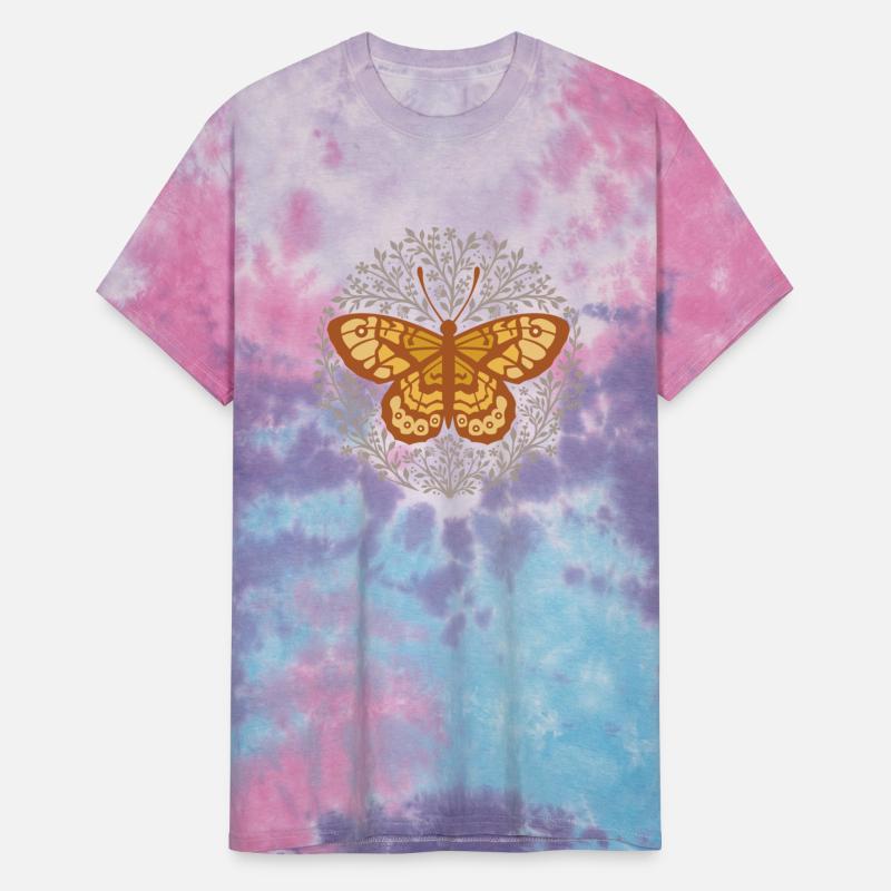 Butterfly insect with flowers.