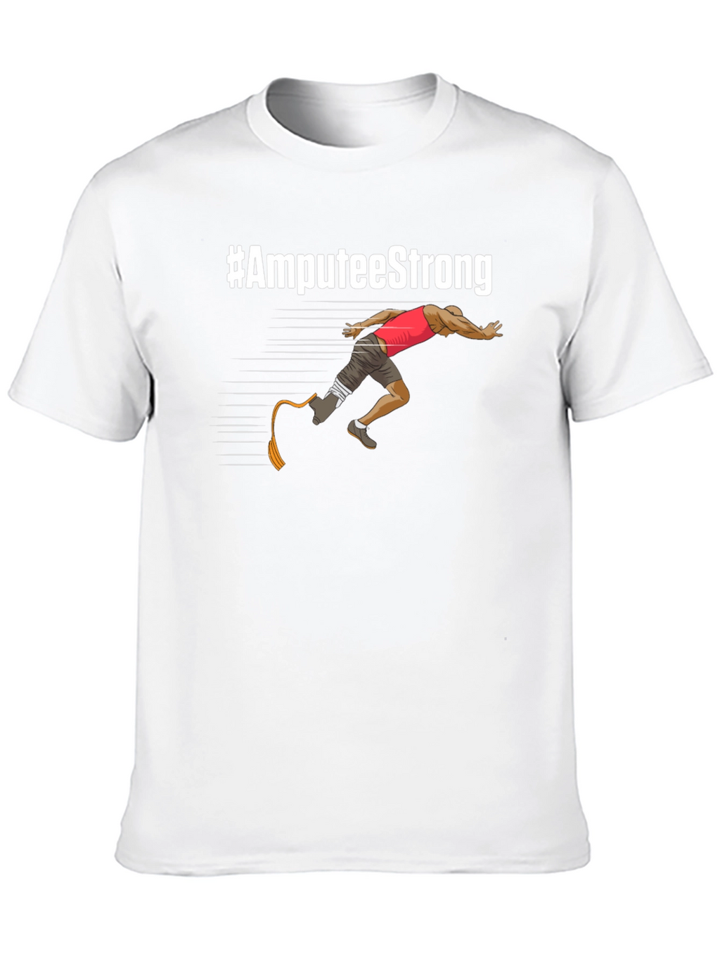 Amputee Strong T-Shirt - Inspirational Design