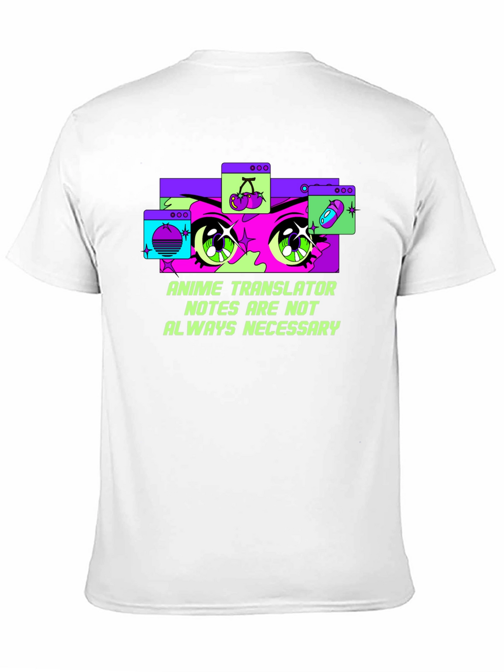 Anime Translator Tee - Notes Not Always Necessary