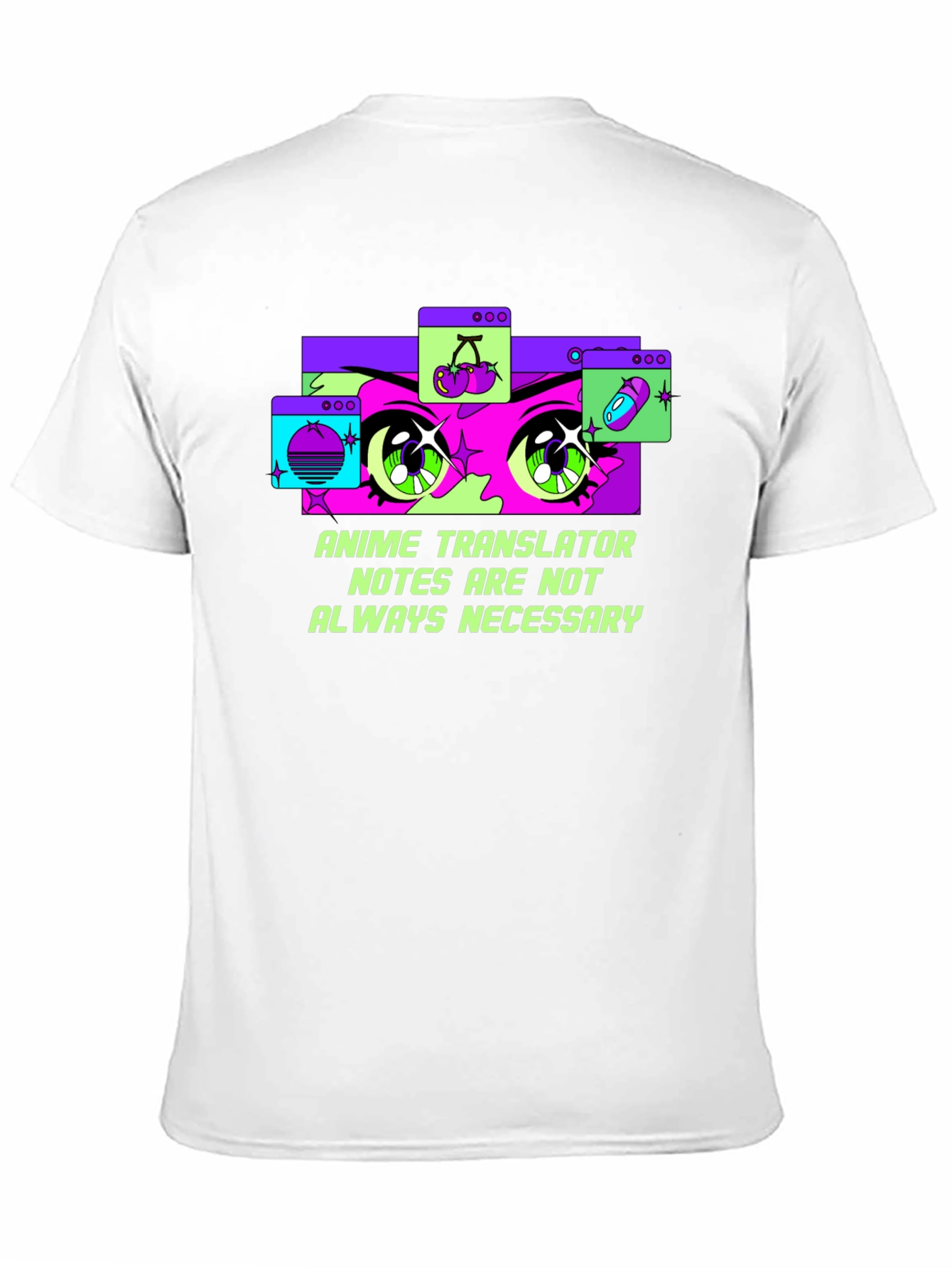 Anime Translator Tee - Notes Not Always Necessary