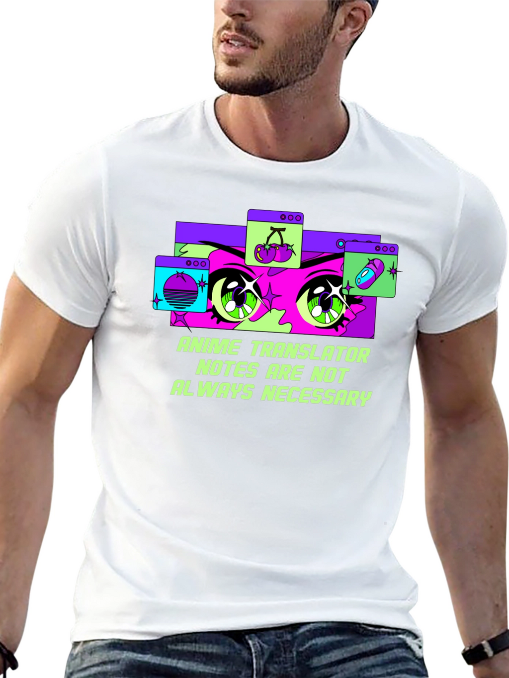 Anime Translator Tee - Notes Not Always Necessary