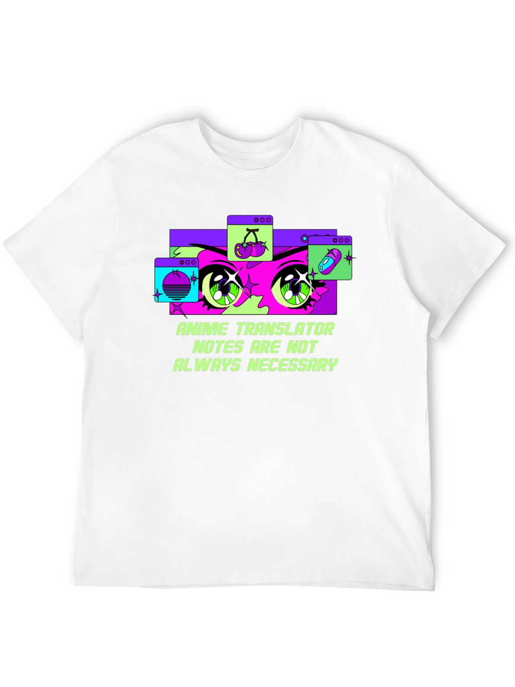Anime Translator Tee - Notes Not Always Necessary