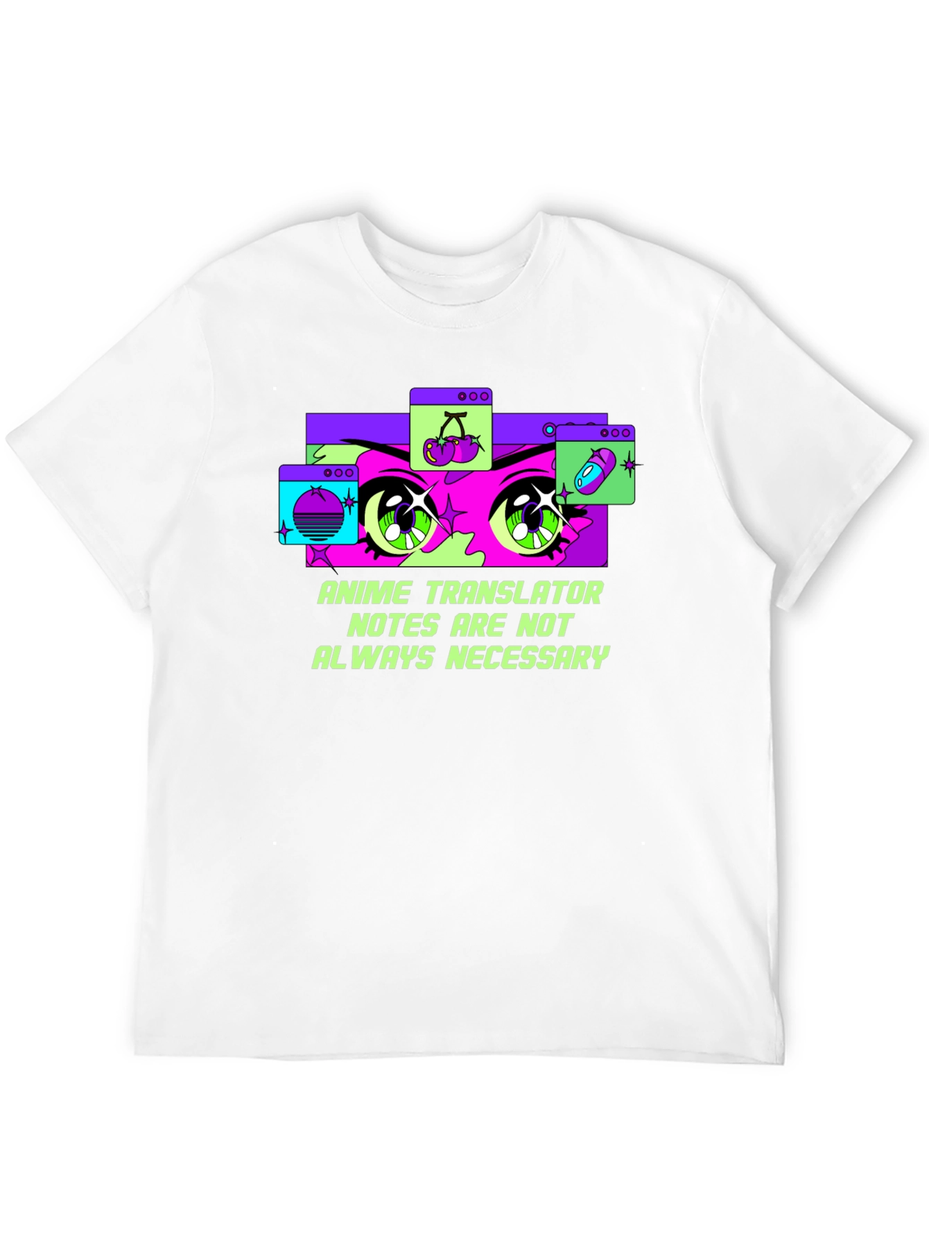 Anime Translator Tee - Notes Not Always Necessary