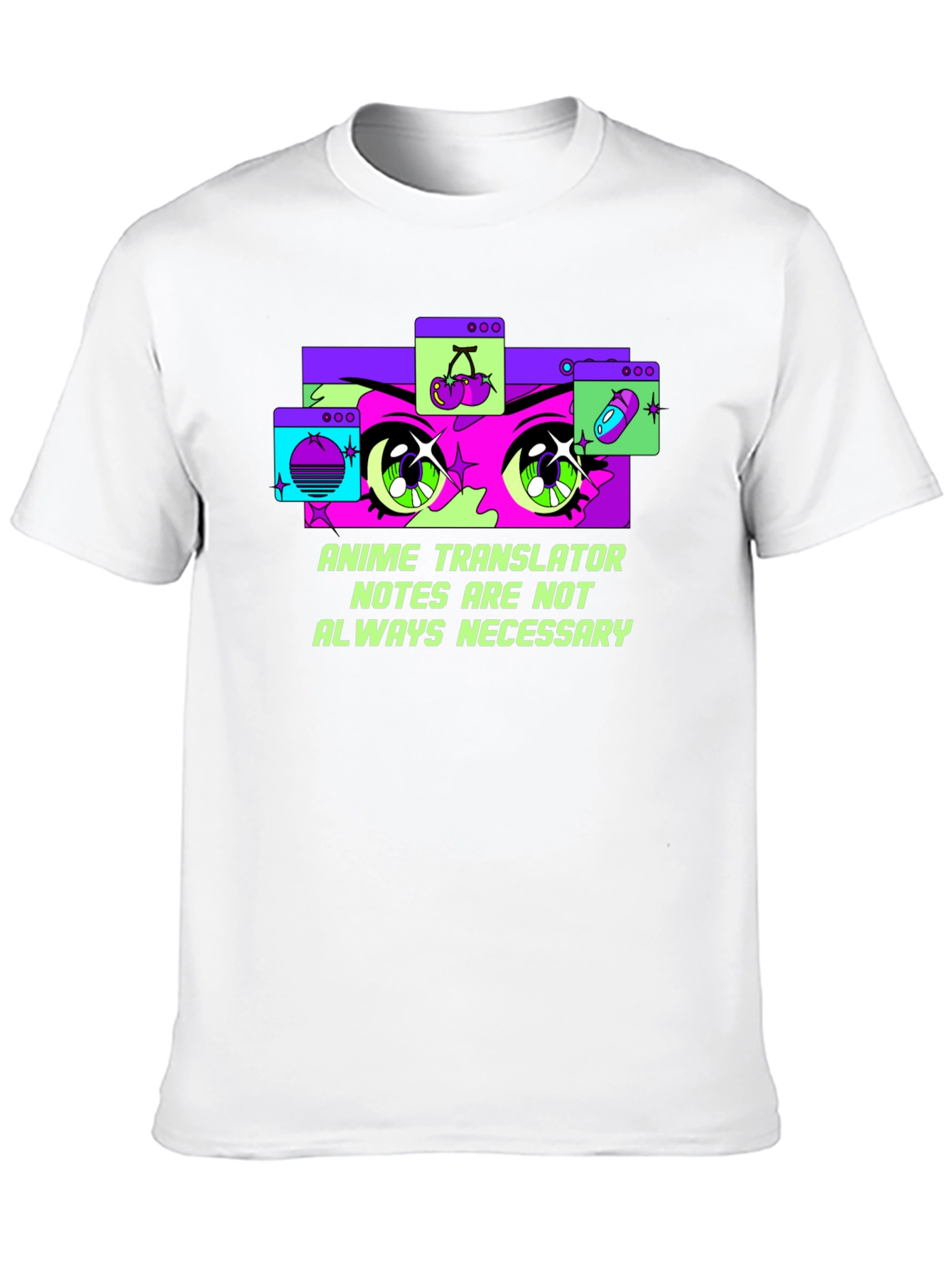 Anime Translator Tee - Notes Not Always Necessary