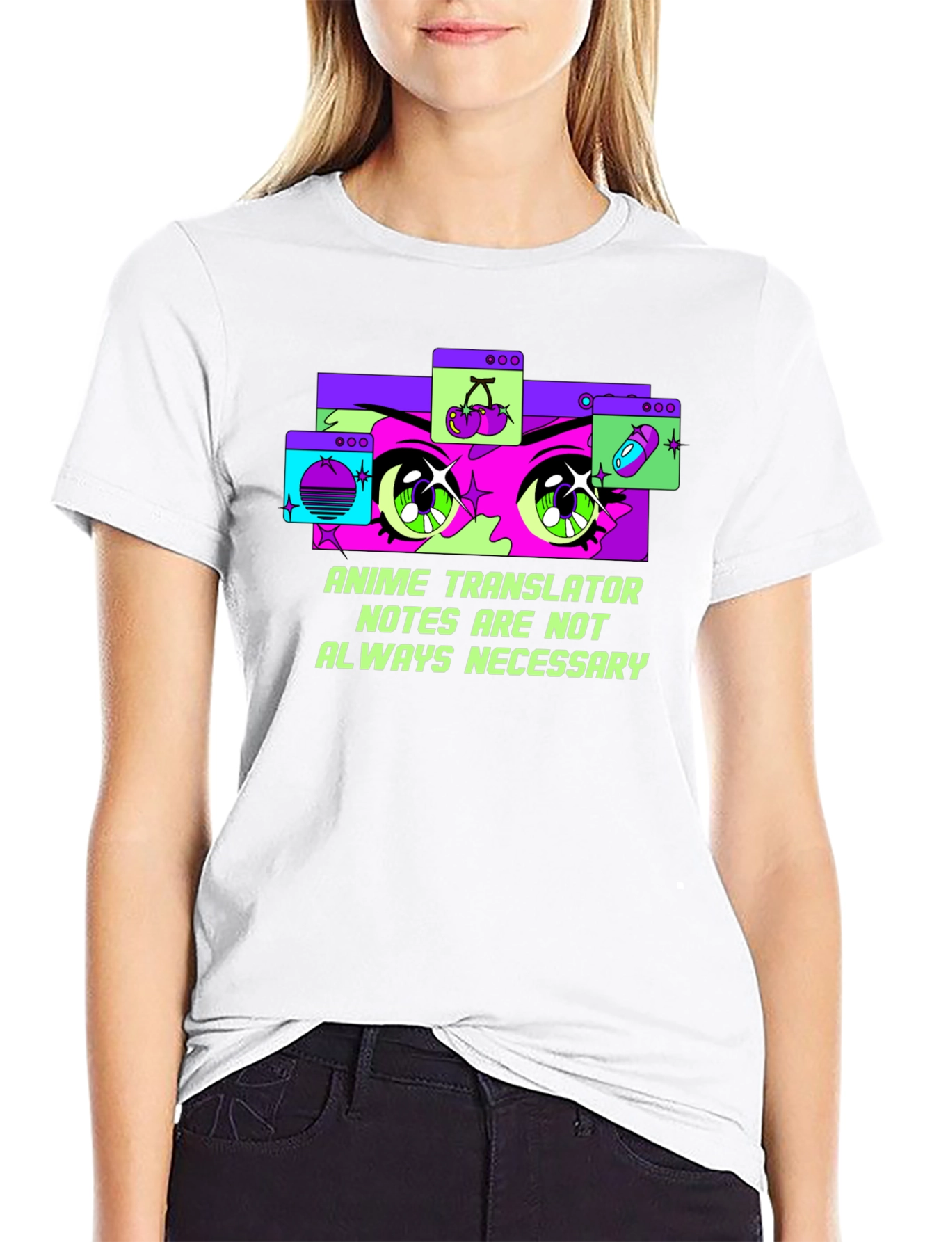 Anime Translator Tee - Notes Not Always Necessary