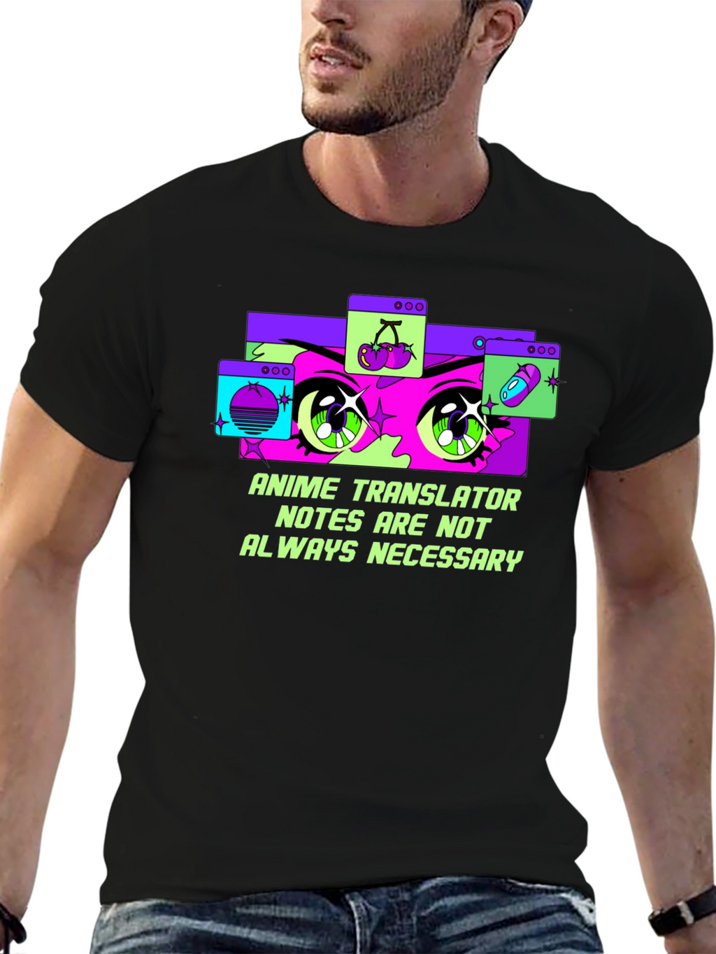 Anime Translator Tee - Notes Not Always Necessary