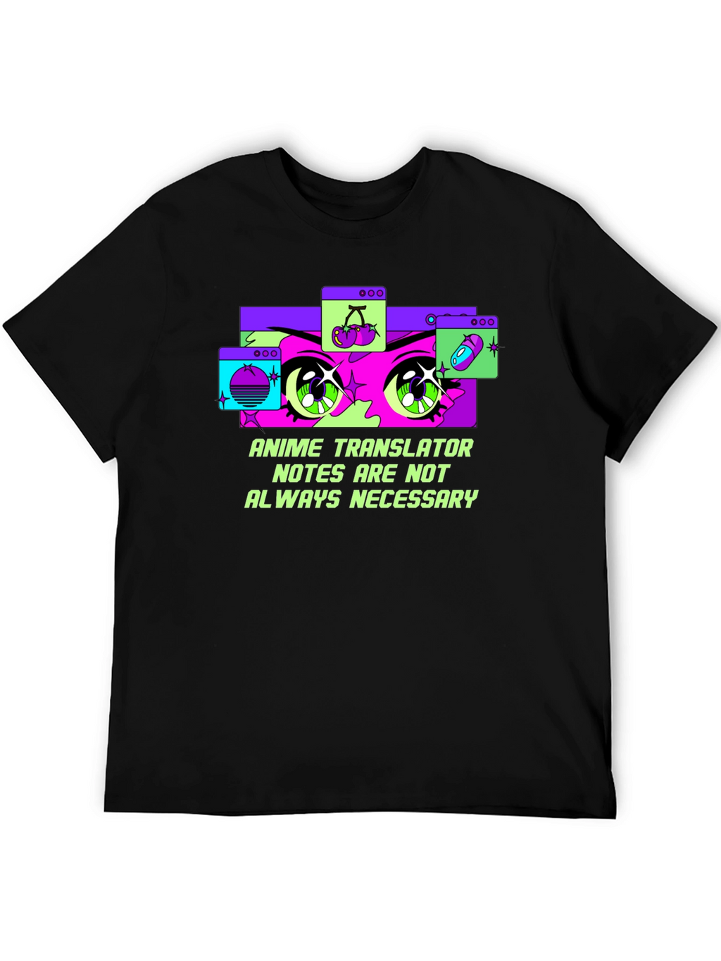 Anime Translator Tee - Notes Not Always Necessary