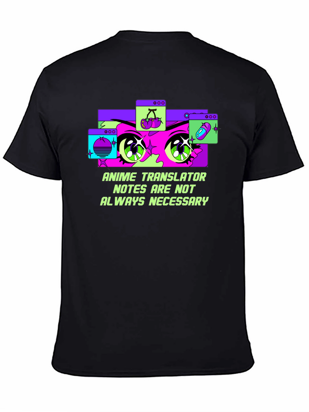 Anime Translator Tee - Notes Not Always Necessary
