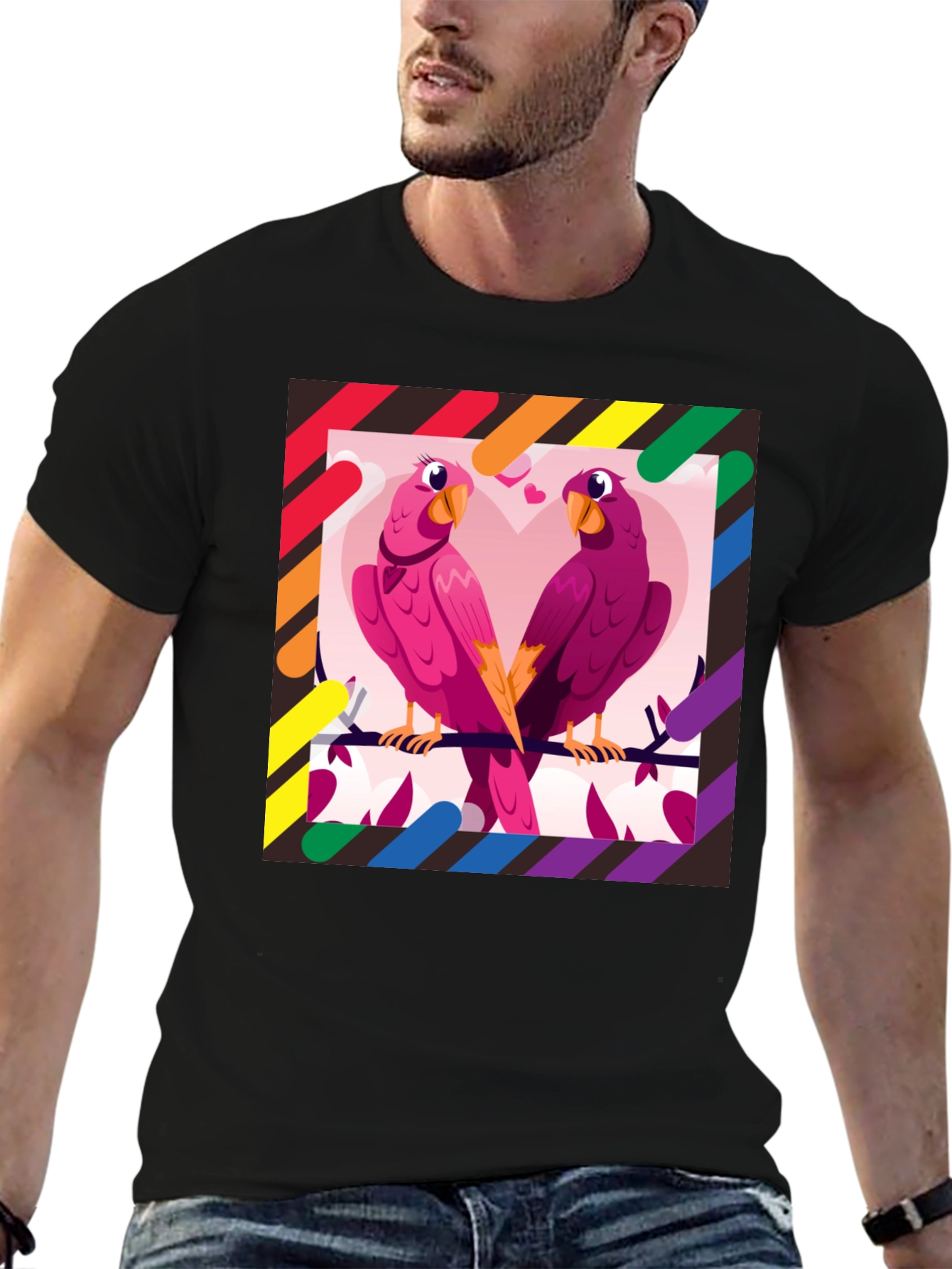 Love Birds LGBTQ Pride T-Shirt