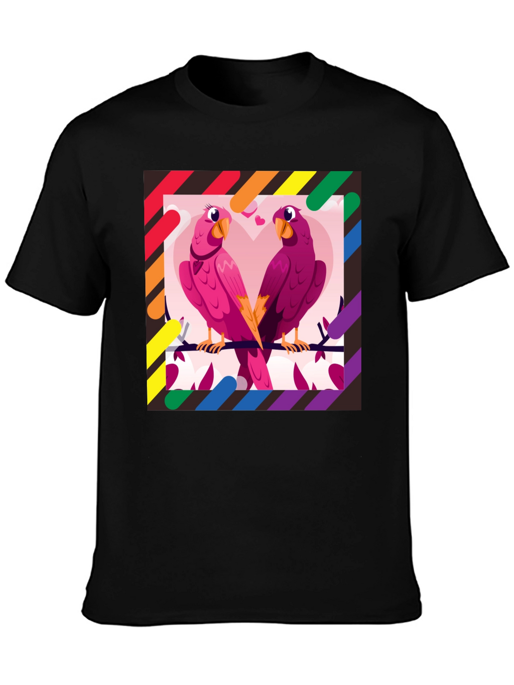 Love Birds LGBTQ Pride T-Shirt