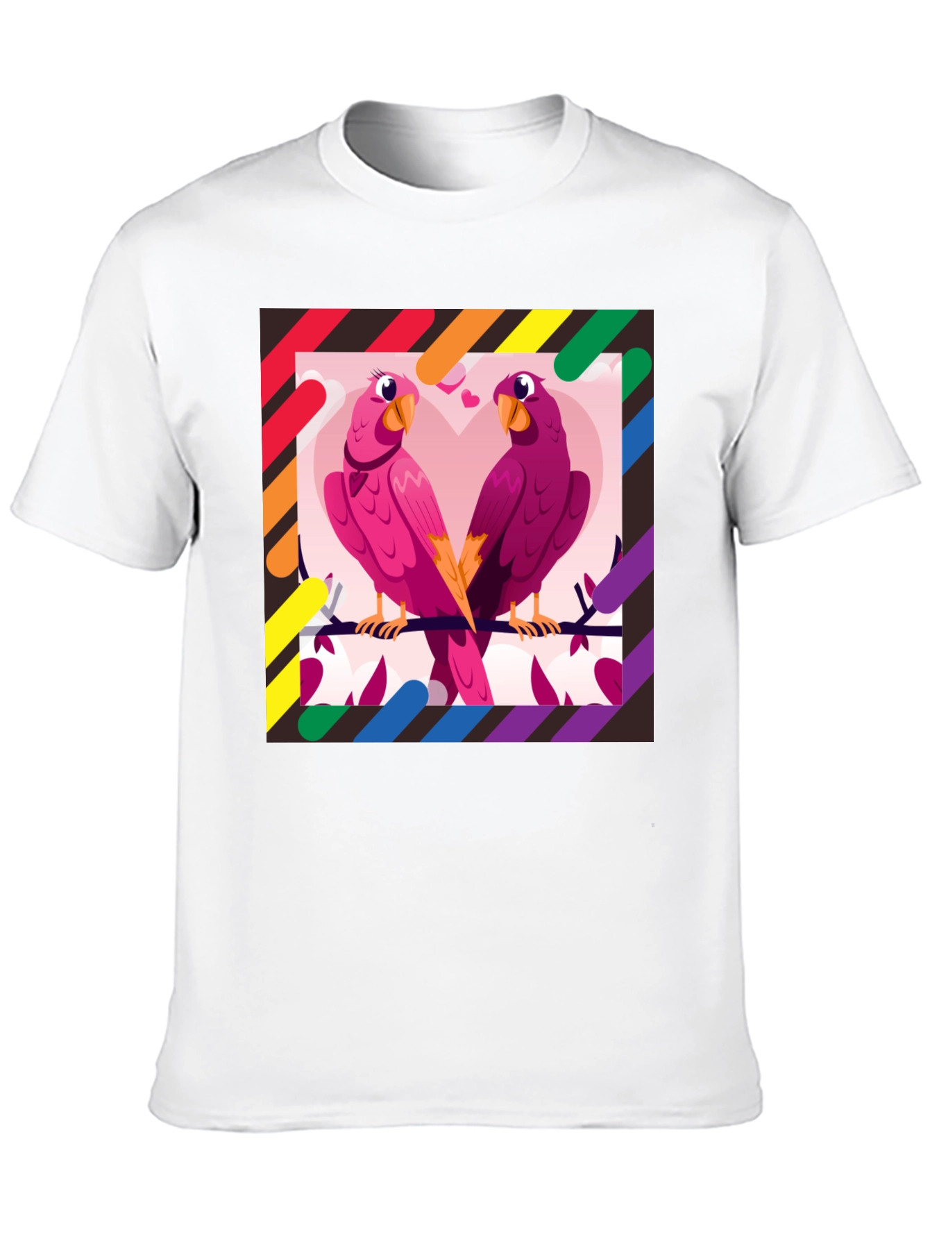 Love Birds LGBTQ Pride T-Shirt