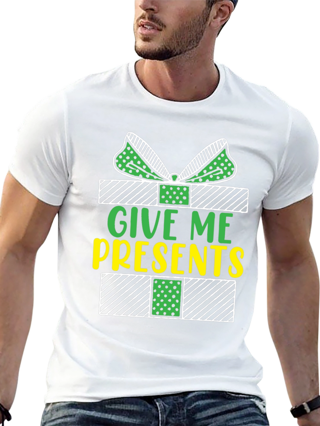 Give Me Presents T-Shirt - Holiday Gift Tee
