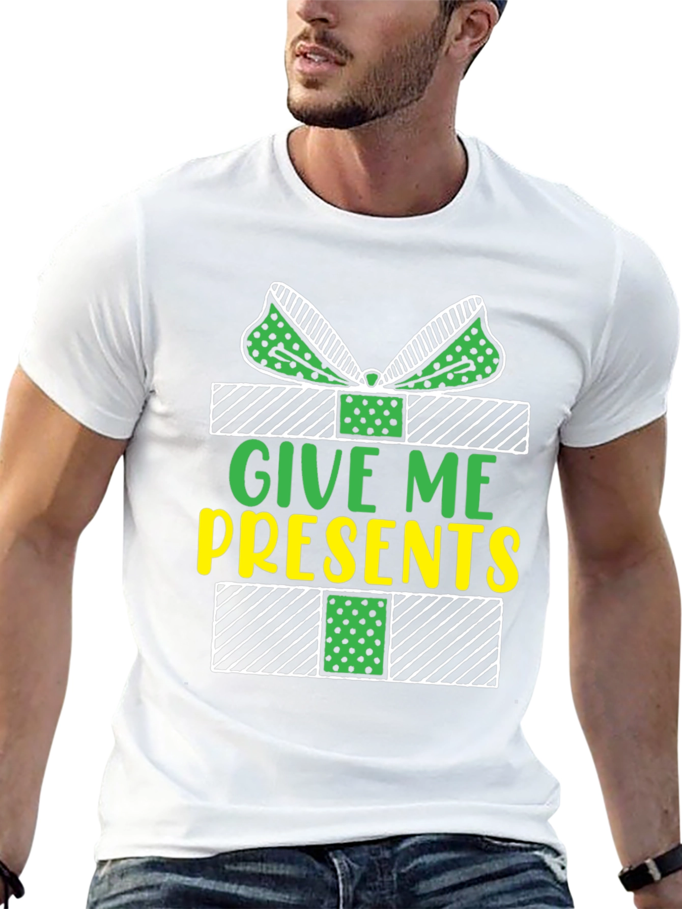 Give Me Presents T-Shirt - Holiday Gift Tee