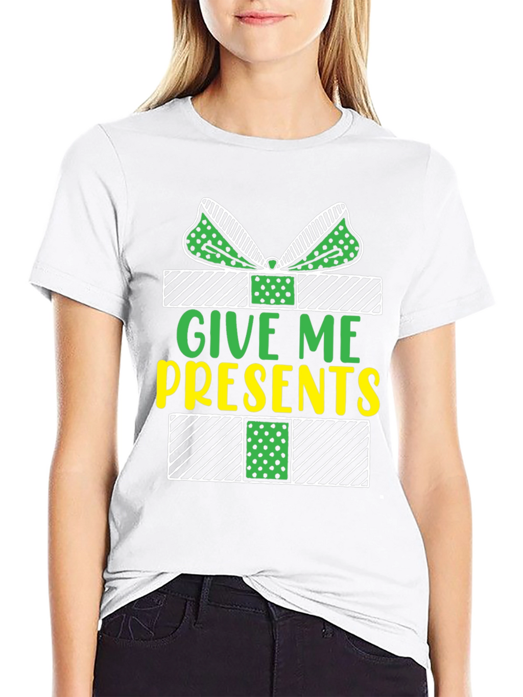 Give Me Presents T-Shirt - Holiday Gift Tee