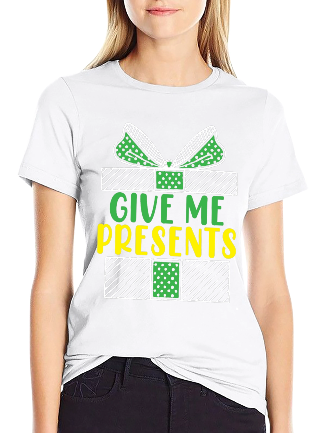 Give Me Presents T-Shirt - Holiday Gift Tee