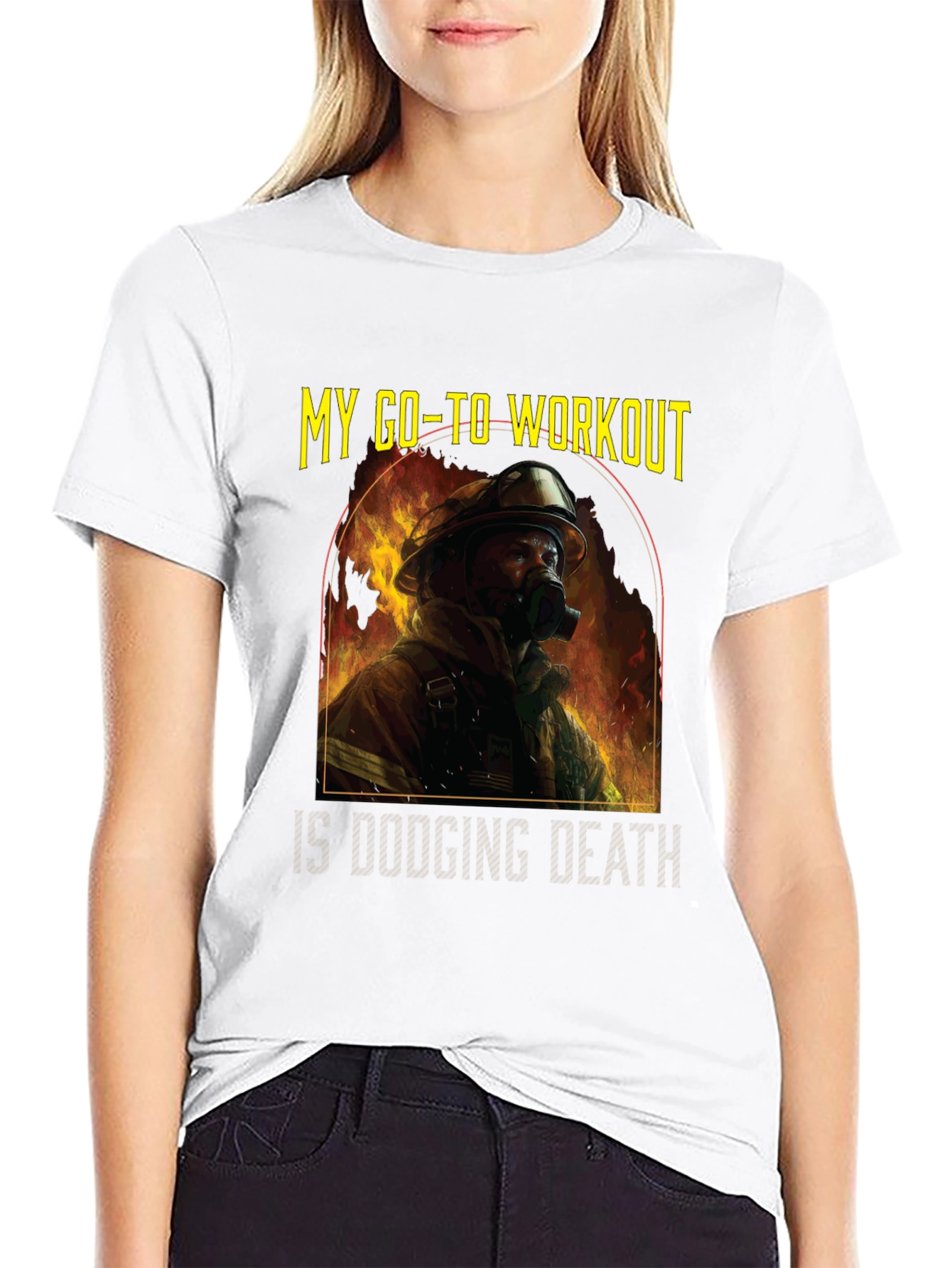 Firefighter Workout Graphic Tee
