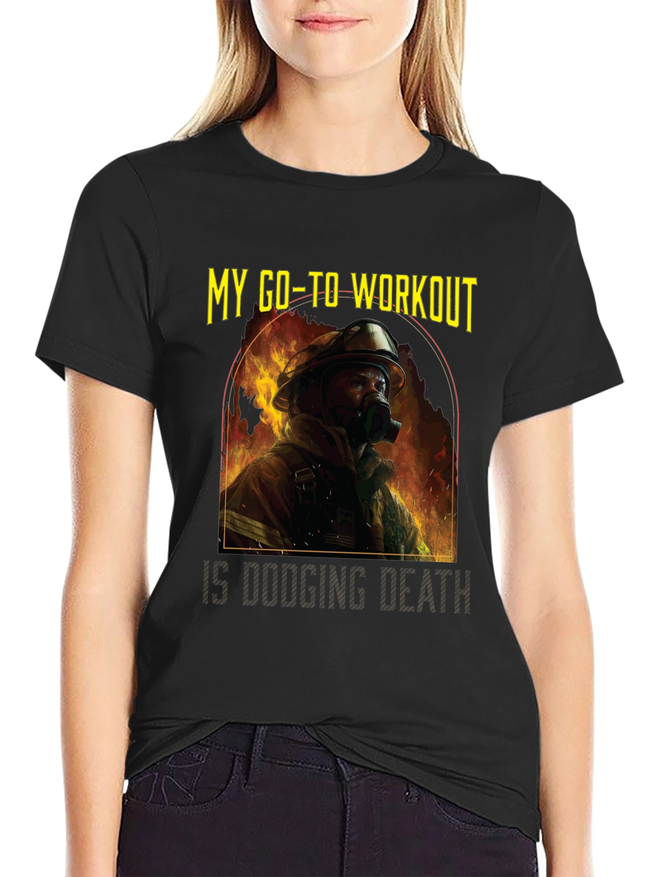 Firefighter Workout Graphic Tee