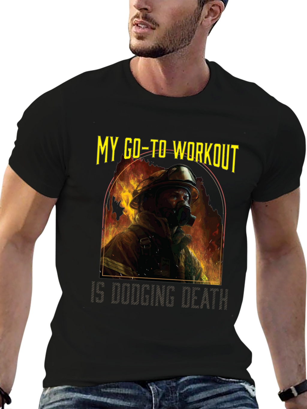 Firefighter Workout Graphic Tee