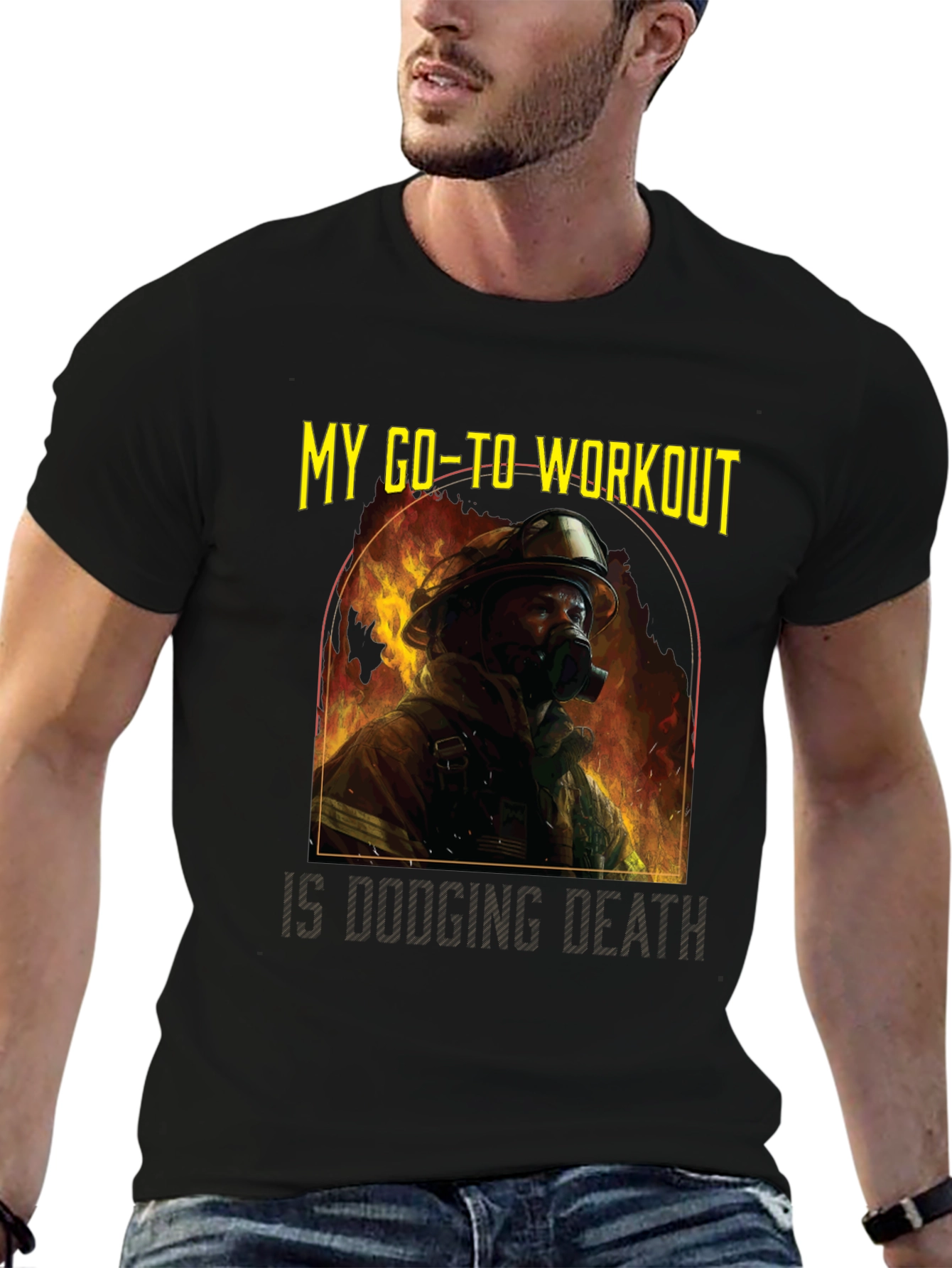 Firefighter Workout Graphic Tee