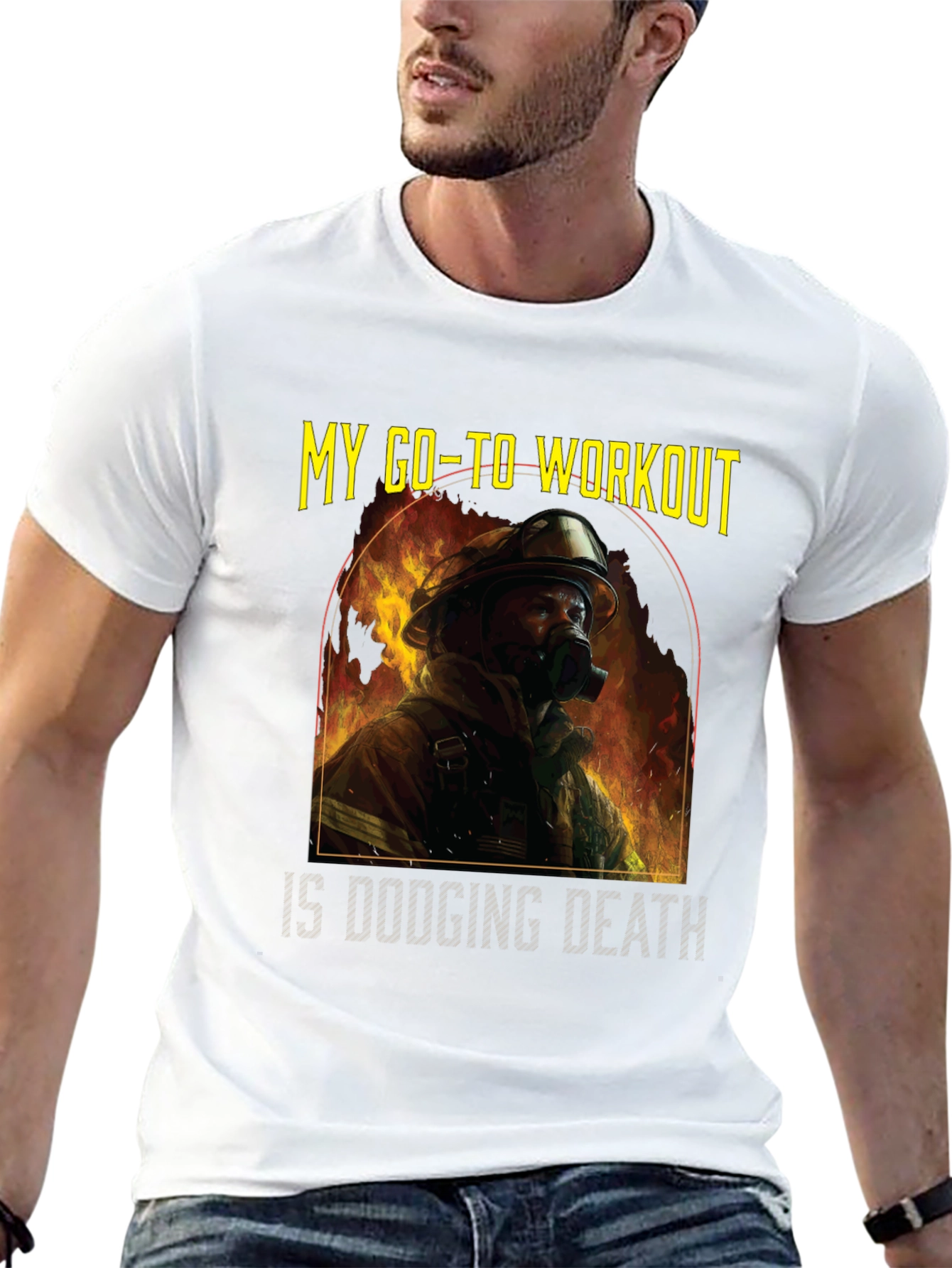 Firefighter Workout Graphic Tee