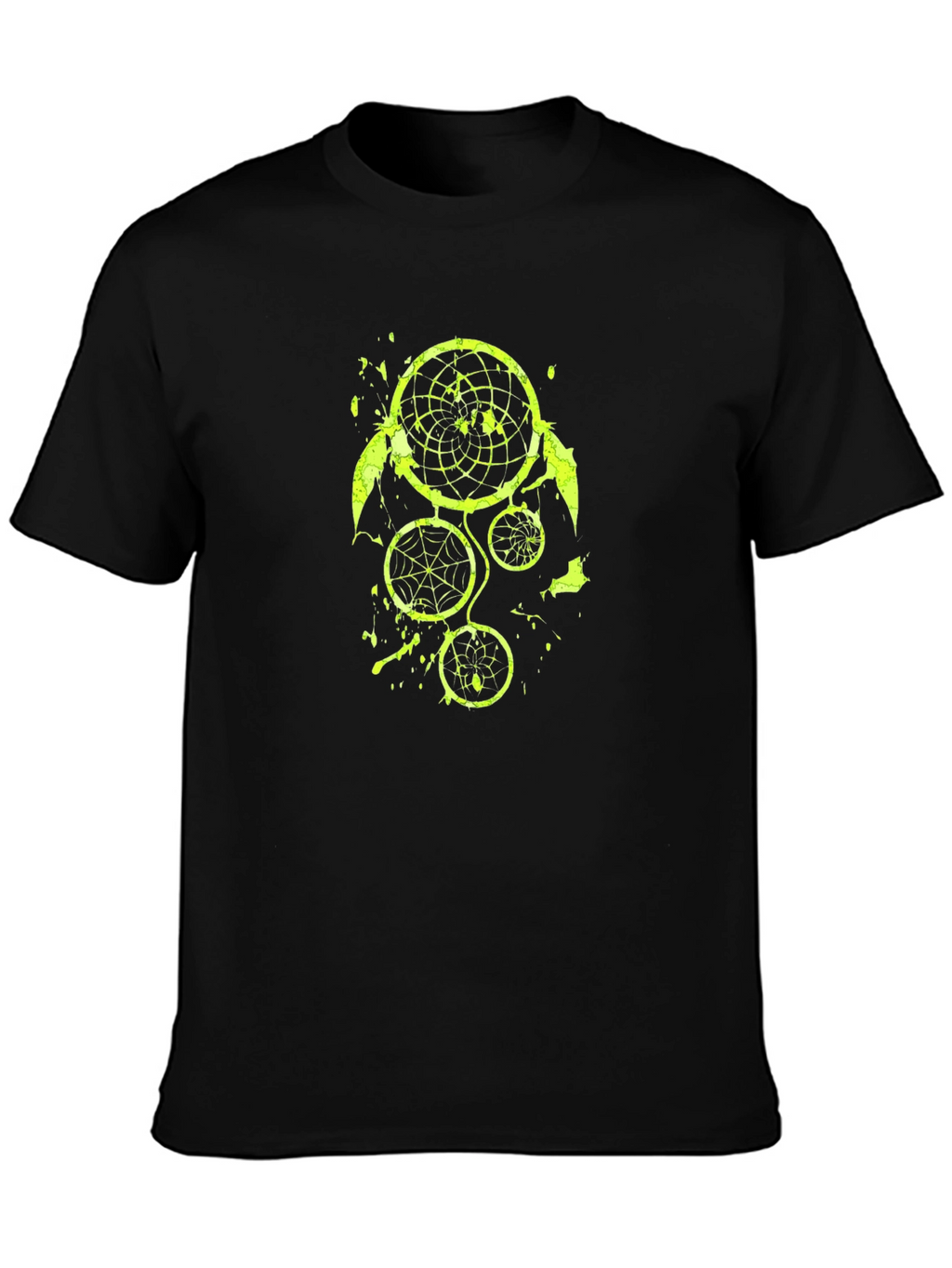 Dreamcatcher Graphic Print Black Tee