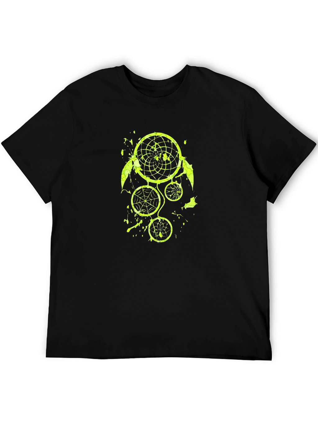 Dreamcatcher Graphic Print Black Tee