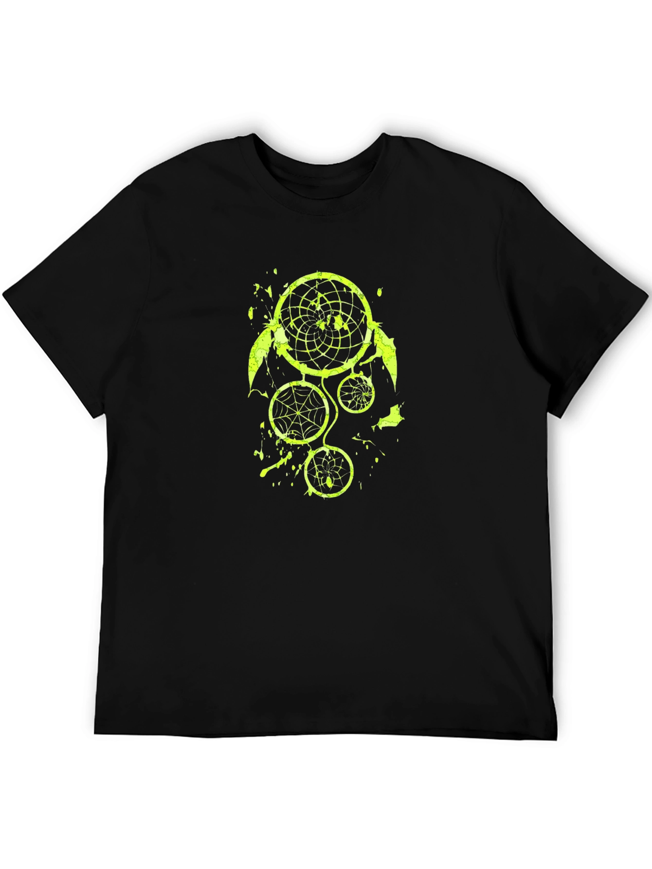 Dreamcatcher Graphic Print Black Tee