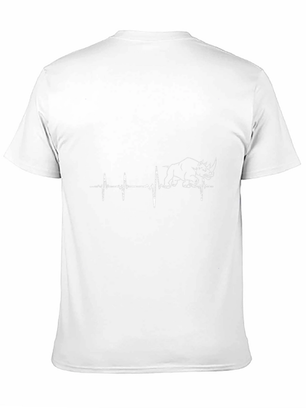 Rhinoceros Heartbeat Graphic Tee
