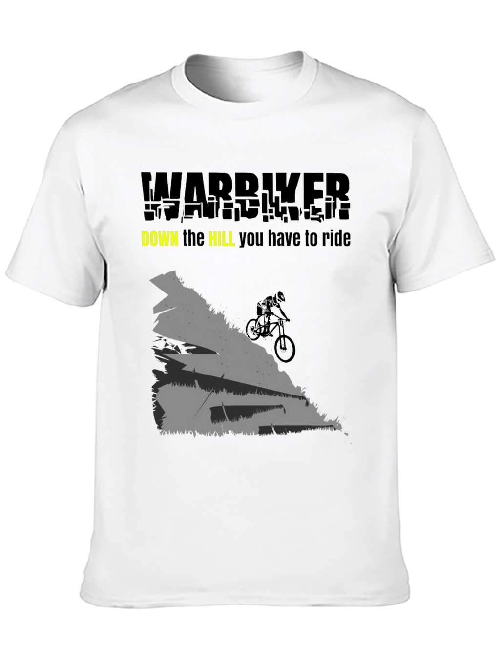 Warbiker Downhill Ride T-Shirt - Black