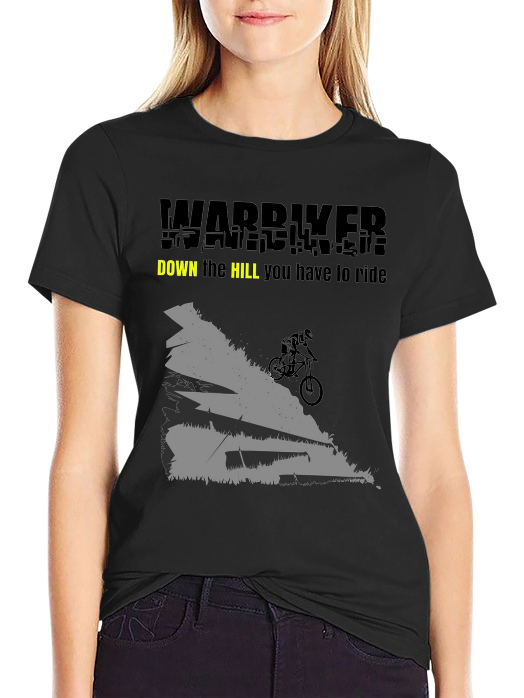 Warbiker Downhill Ride T-Shirt - Black